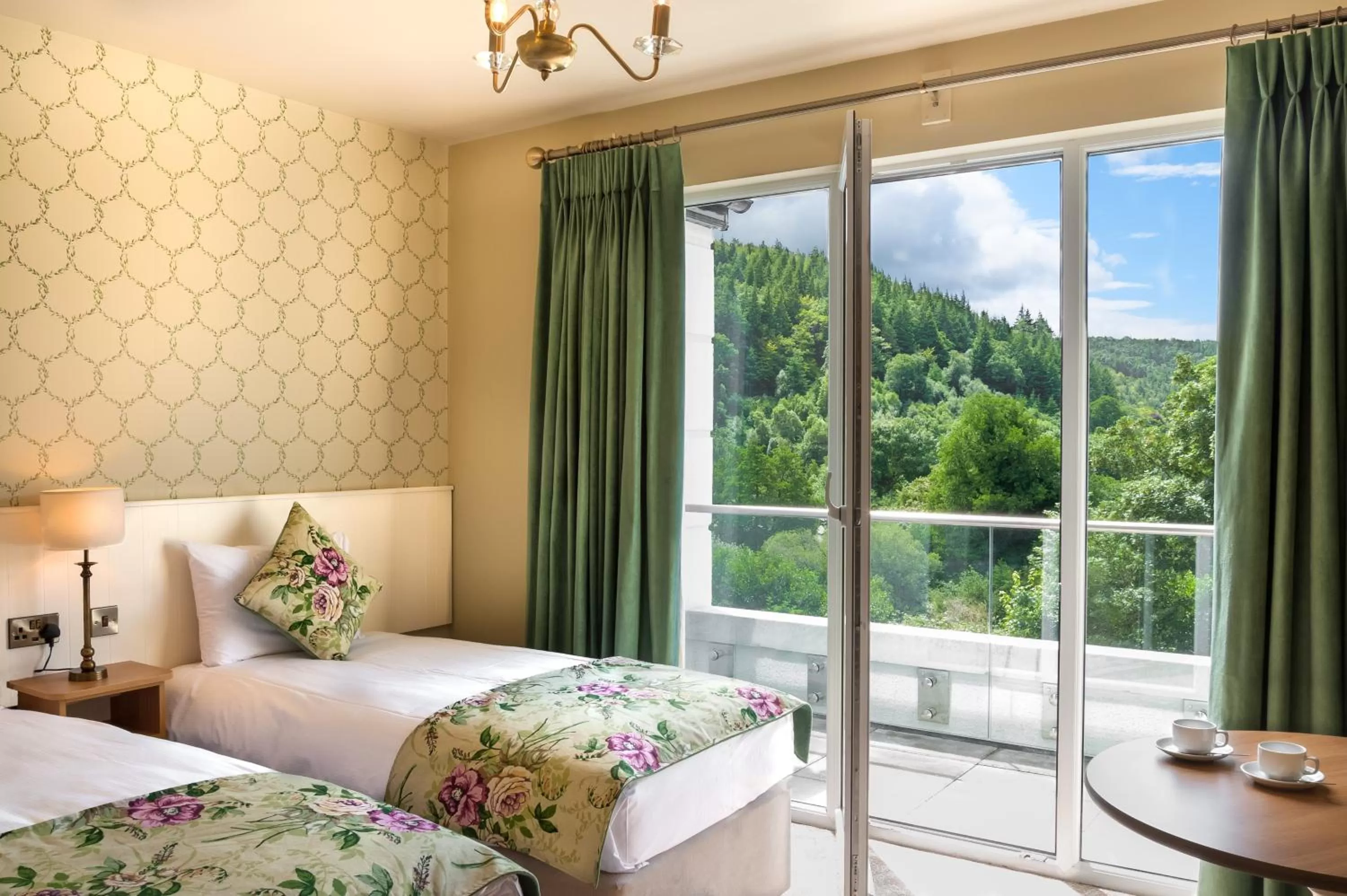 Deluxe Twin Room with Balcony in Woodenbridge Hotel