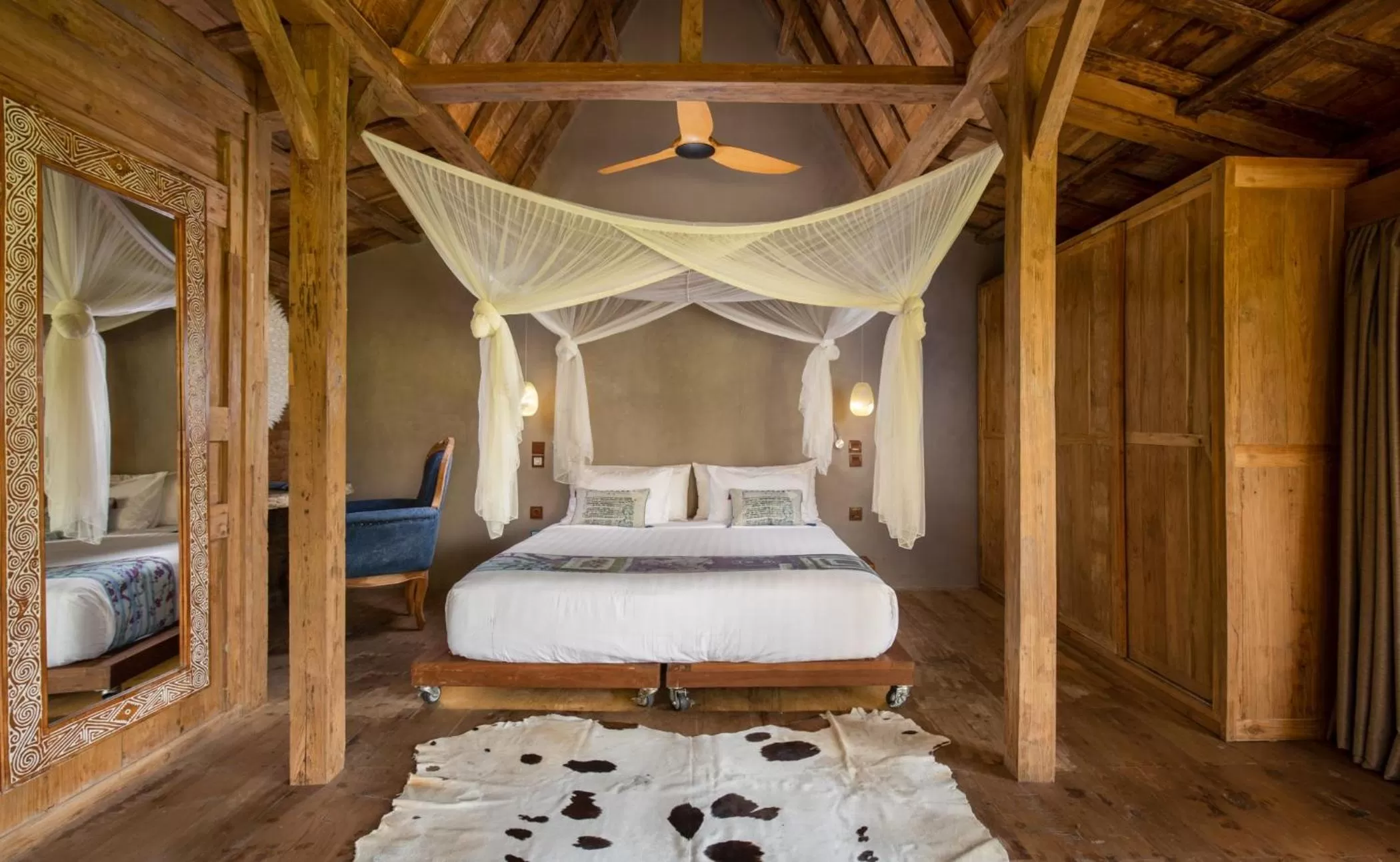 Bed in Blue Karma Dijiwa Ubud