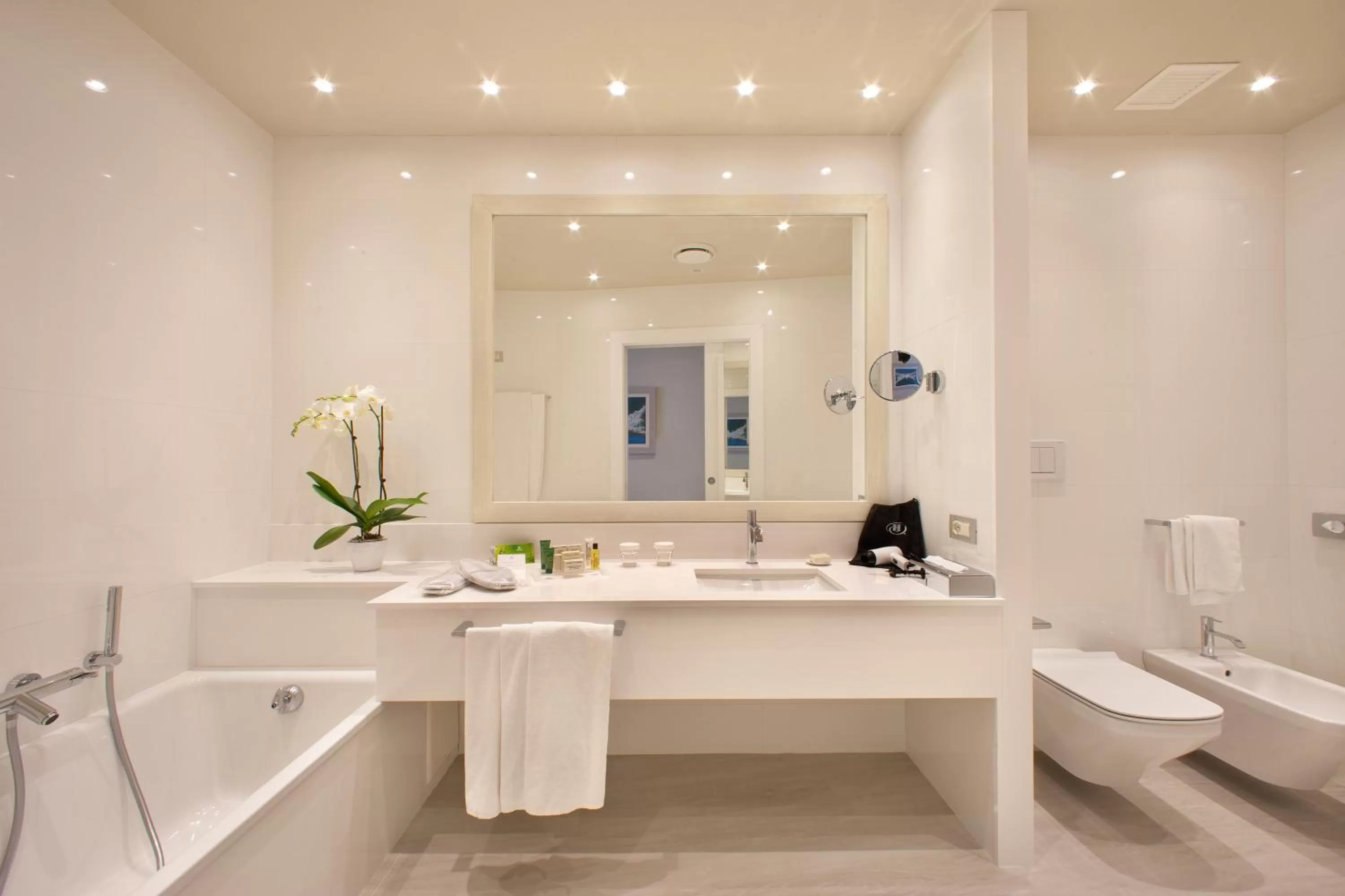 Shower in Hilton Sorrento Palace