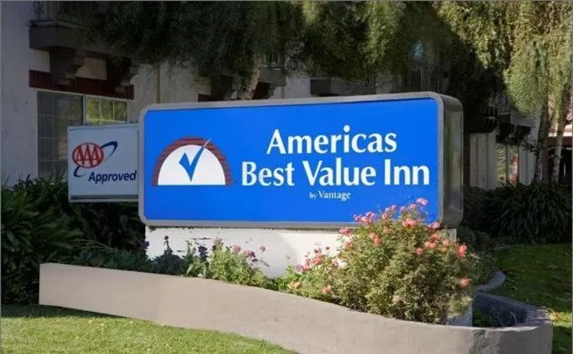 Property logo or sign in Americas Best Value Inn San Jose Convention Center