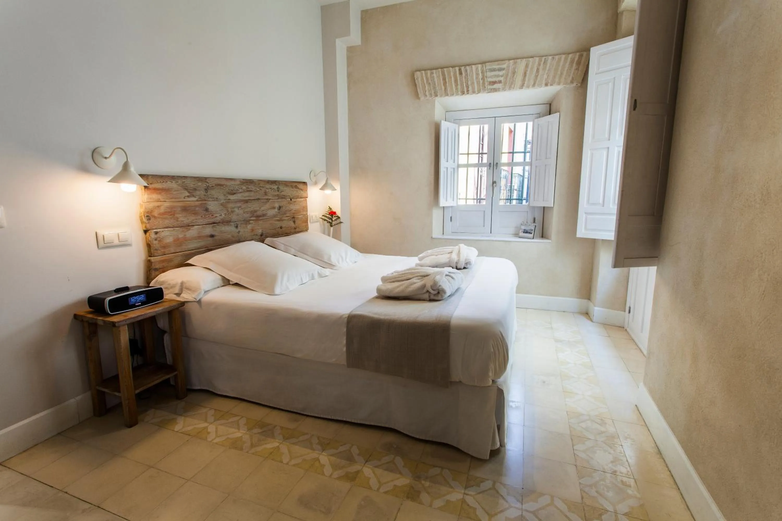 Bed in Hotel Boutique Elvira Plaza