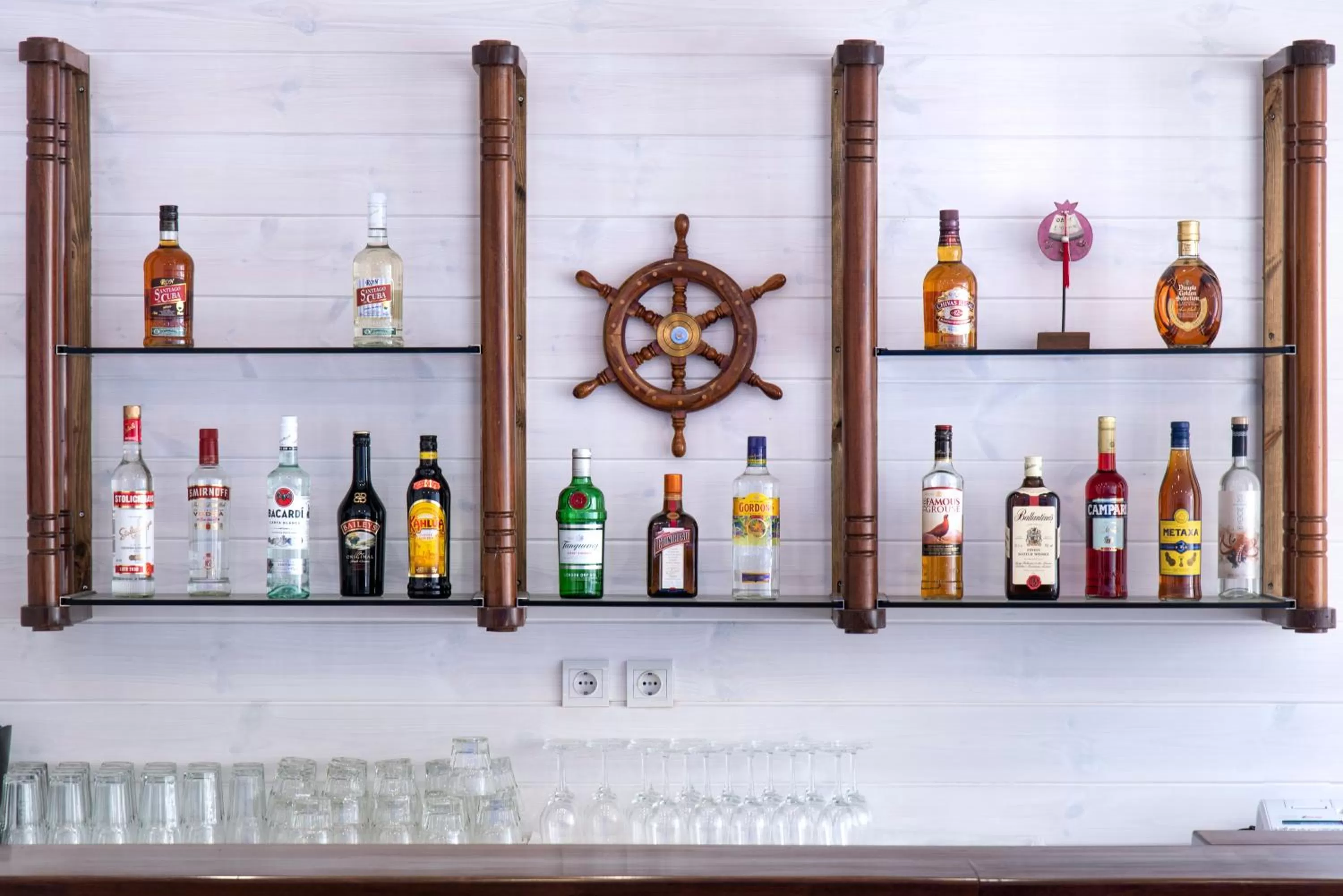 Lounge or bar in Naiades Marina Hotel