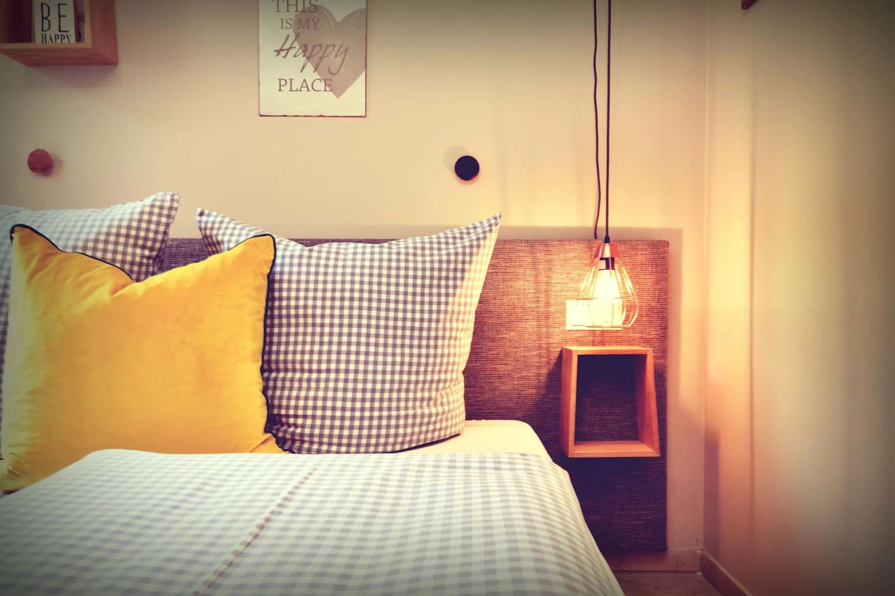 Decorative detail, Bed in Hotel Nagel