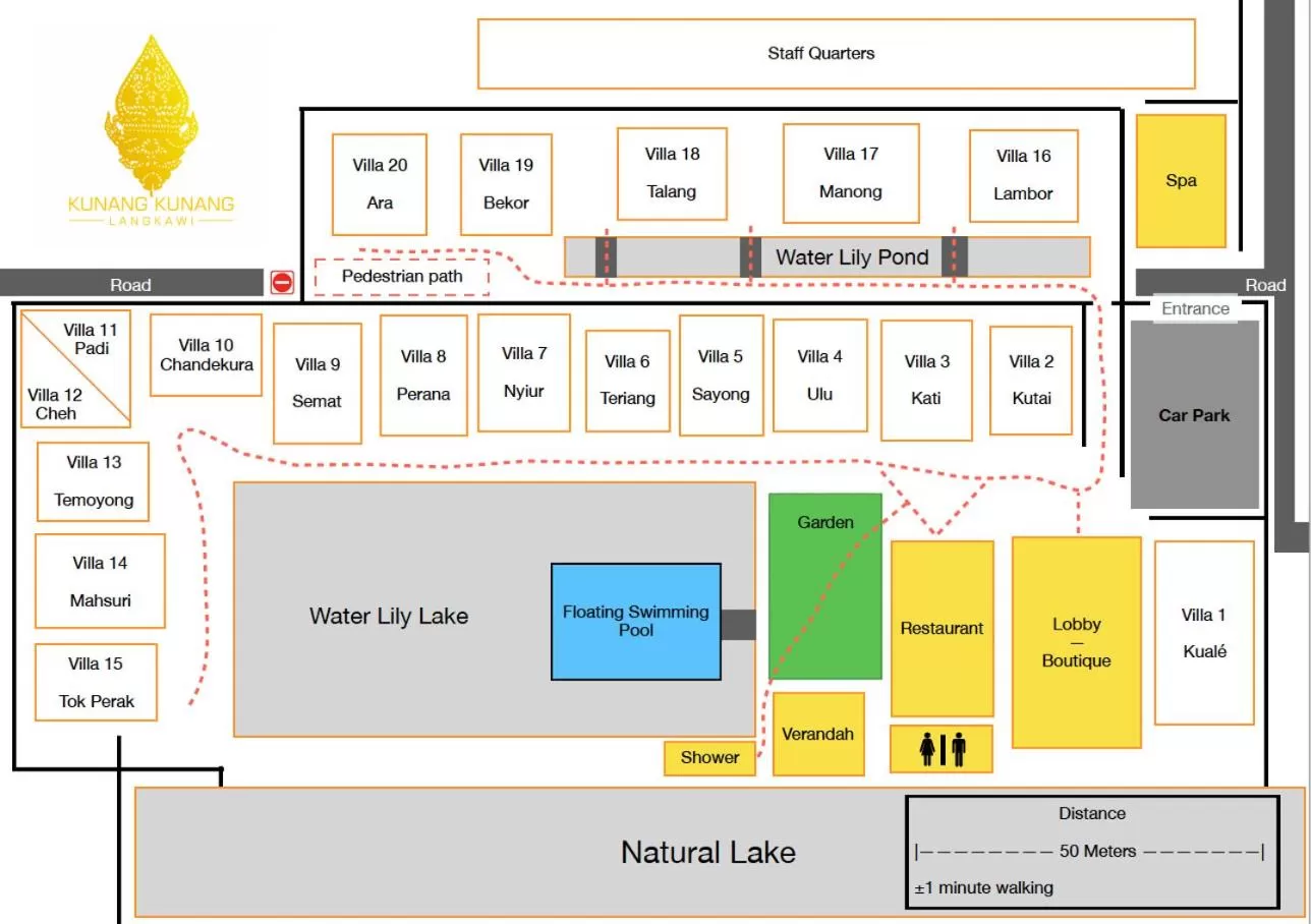 Property building in Kunang Kunang Heritage Villas