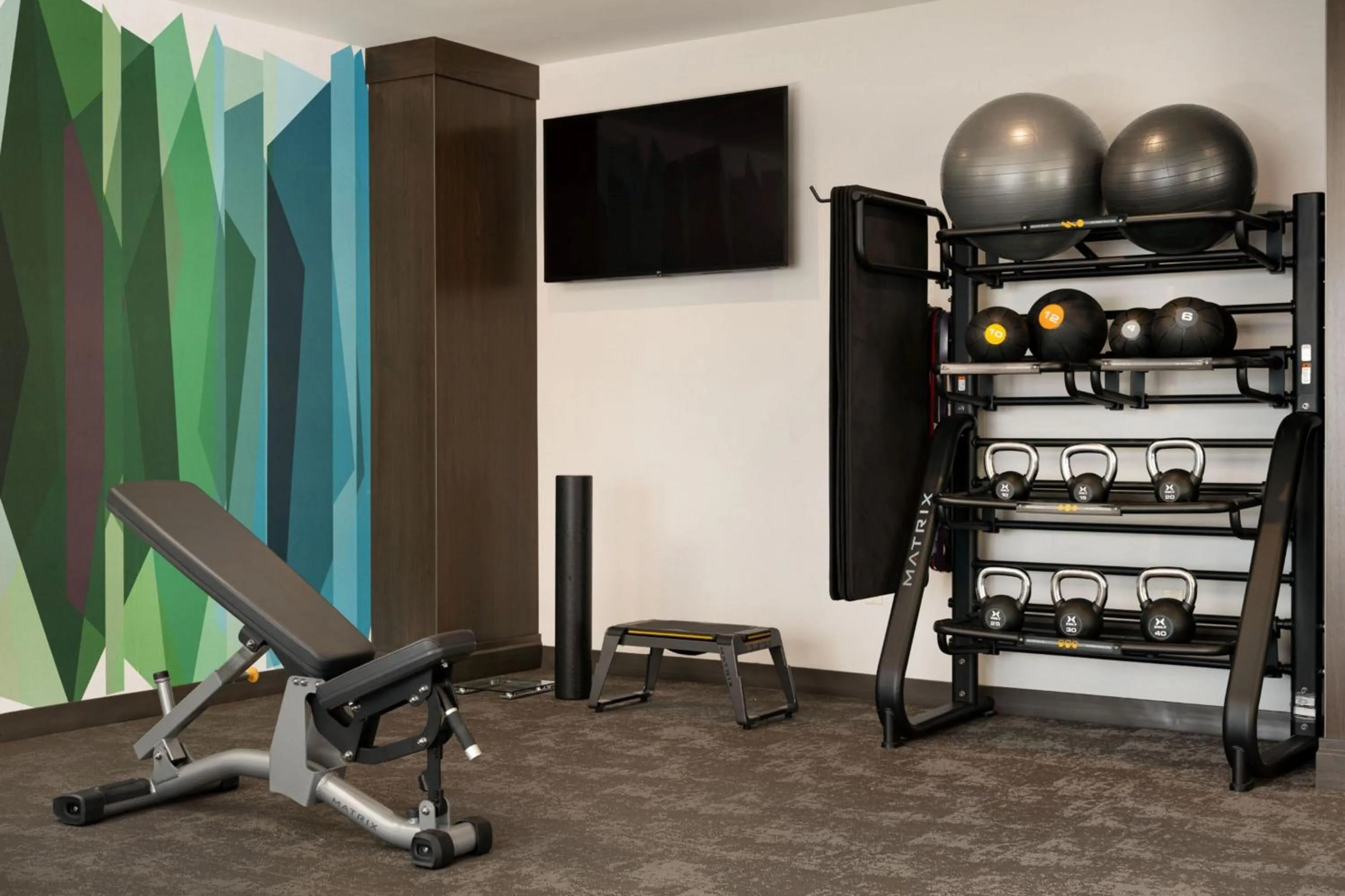 Fitness centre/facilities in Residence Inn by Marriott Oakland Downtown