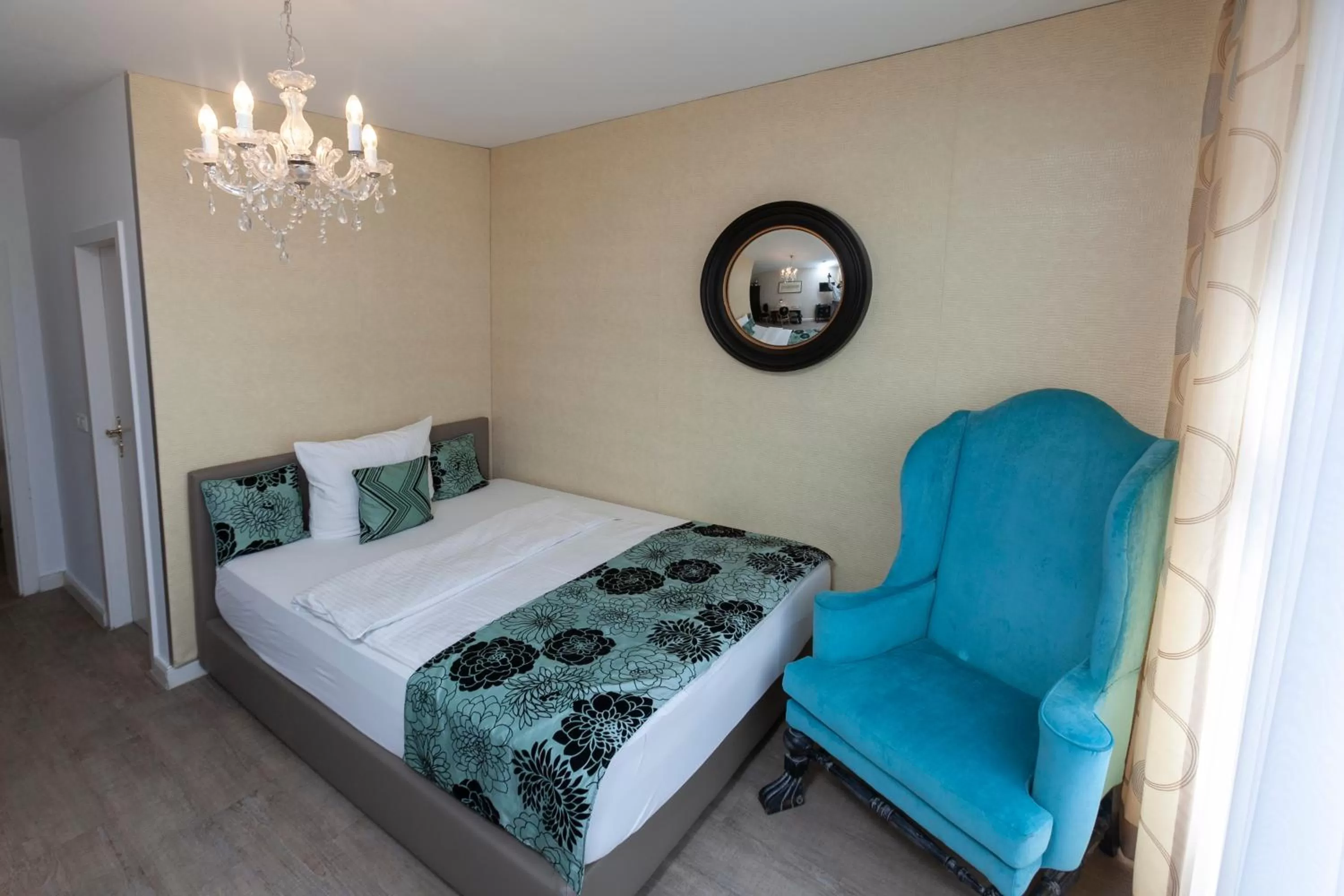 Bed in Hotel Prinz Anton