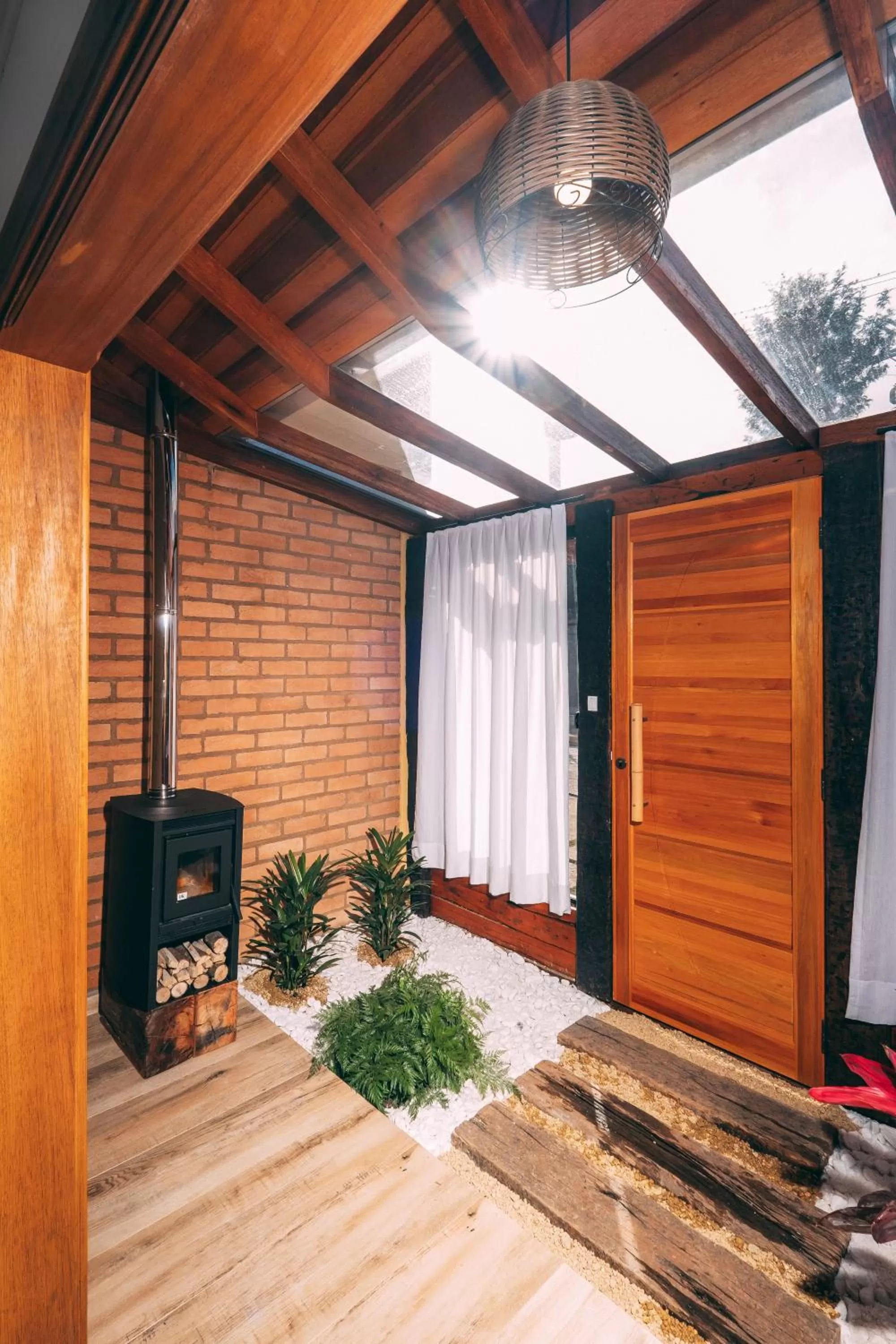 Garden in Pousada Trem Chic