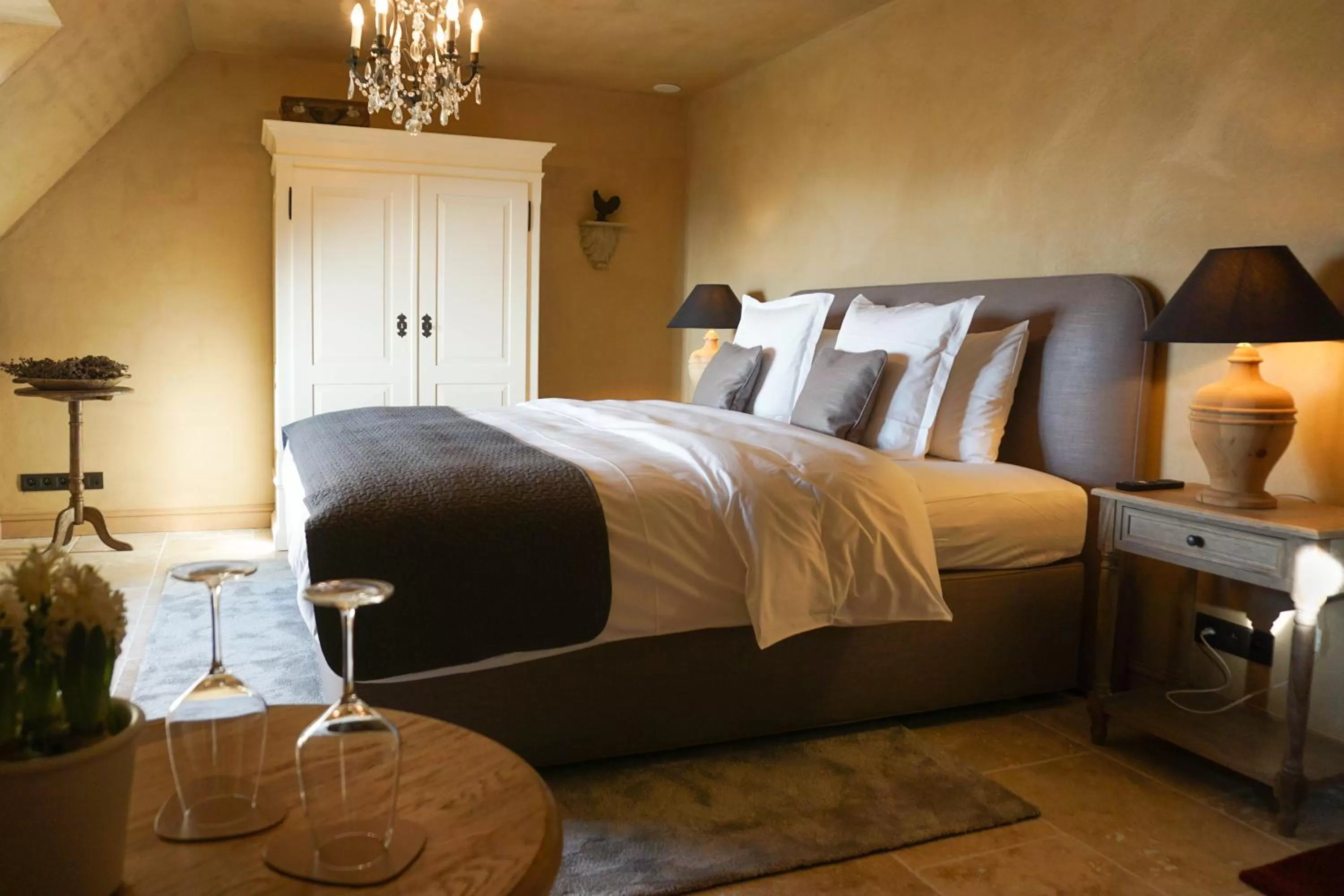 Bedroom, Bed in Boutique Hotel De Brakelhoen