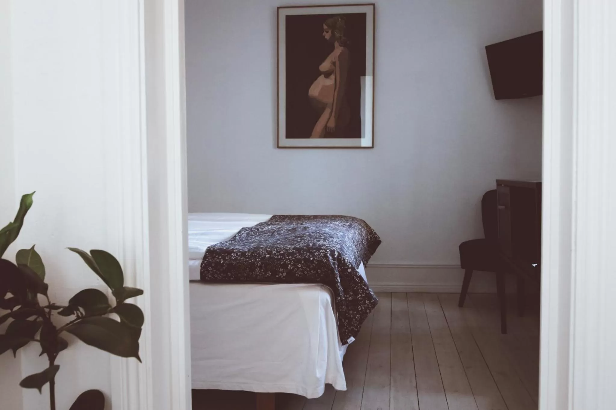 Bed in Hotell Villa Borgen