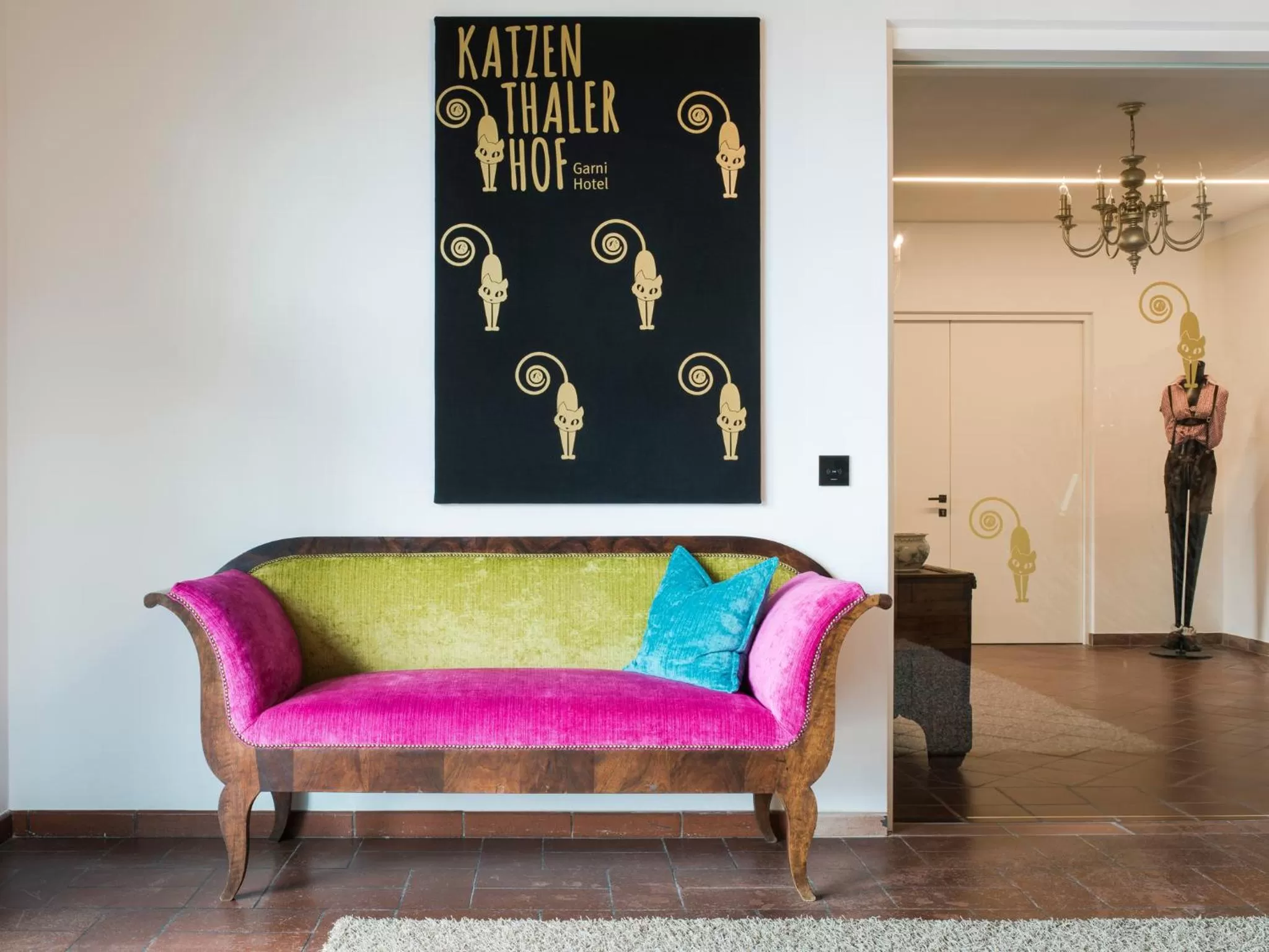 Lobby or reception in Garni Hotel Katzenthalerhof