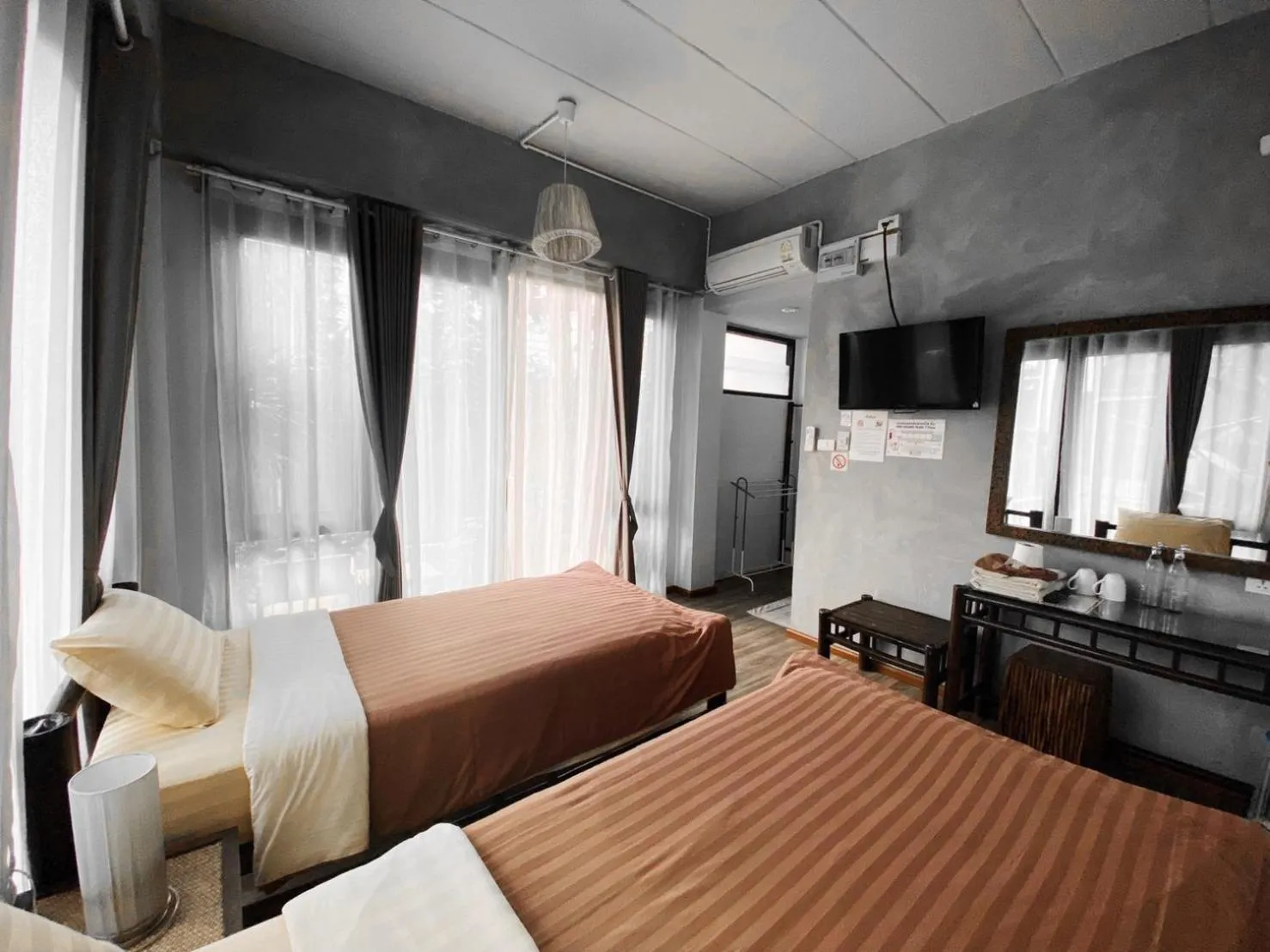 Bed in Lamphu House Chiang Mai