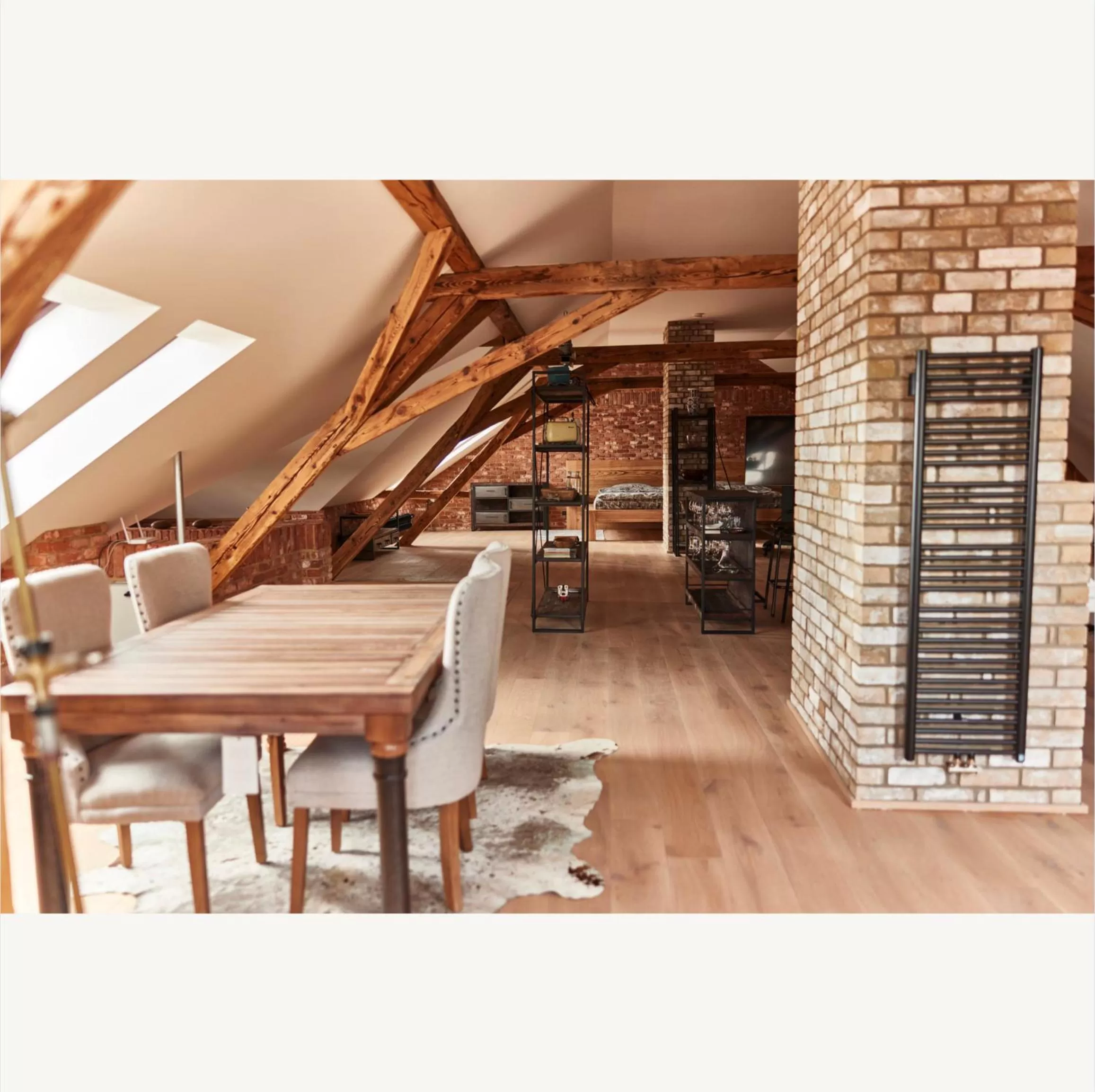 Dining area in Apartmány Pekárna 1898