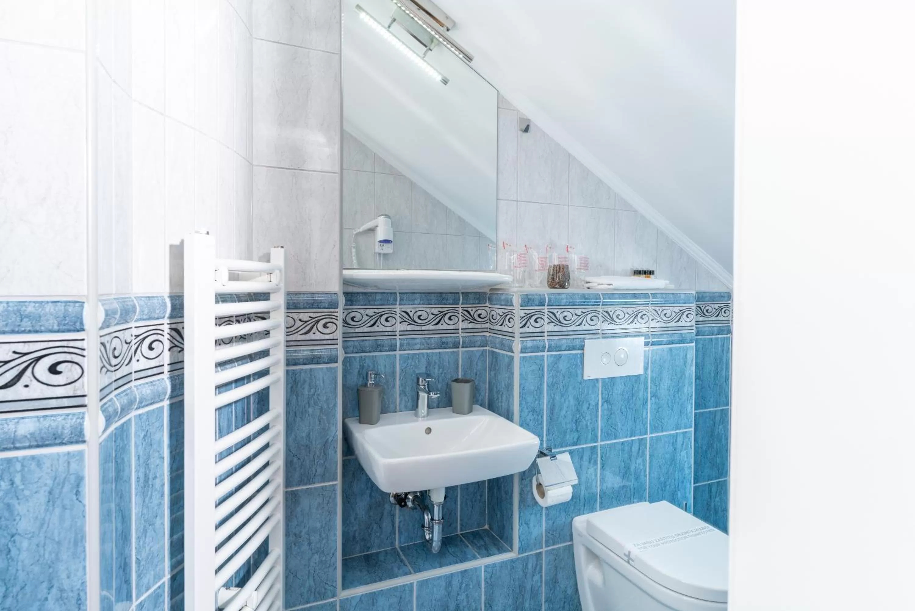 Toilet in Ornament Hotel