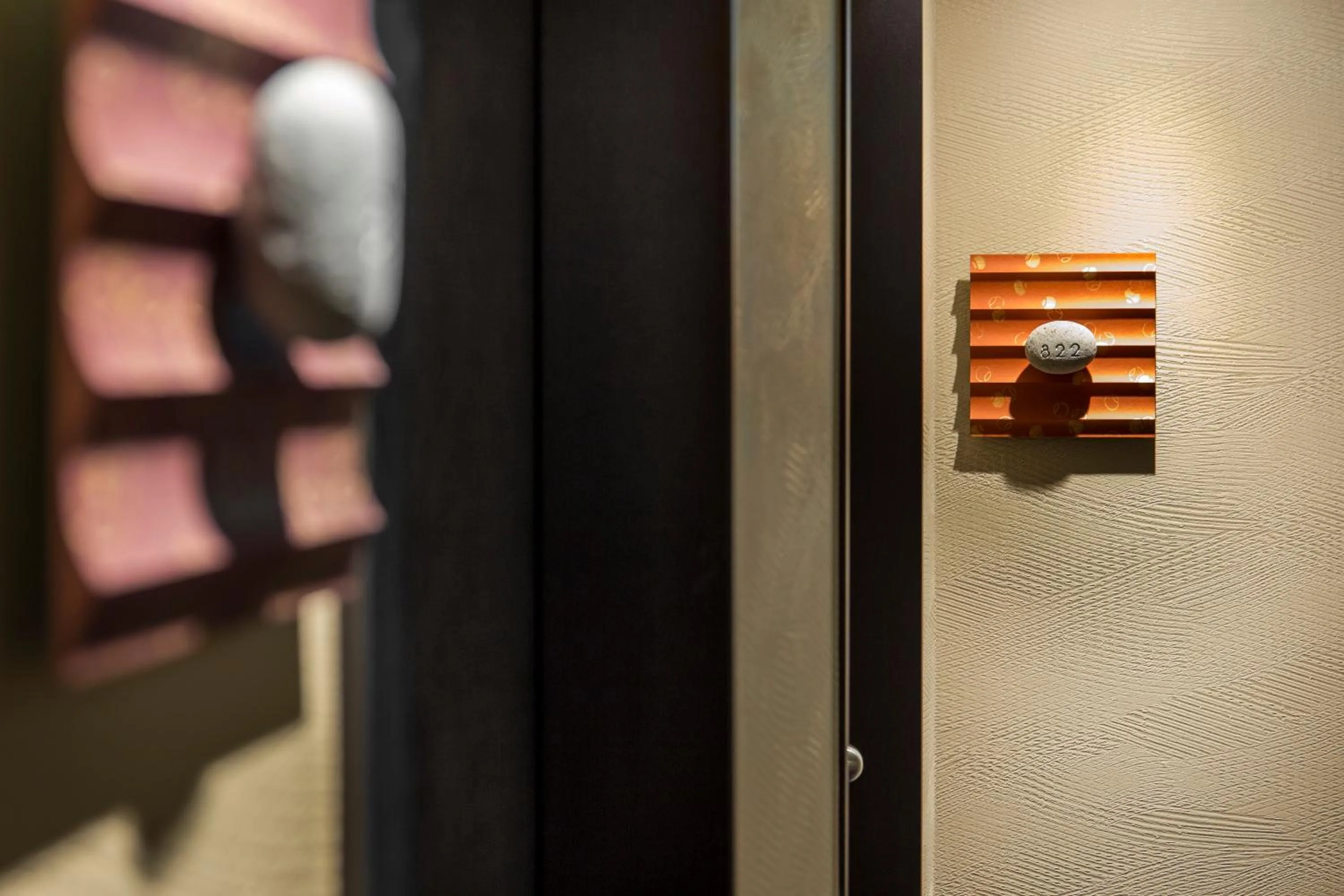 Decorative detail in Takamatsu Tokyu REI Hotel