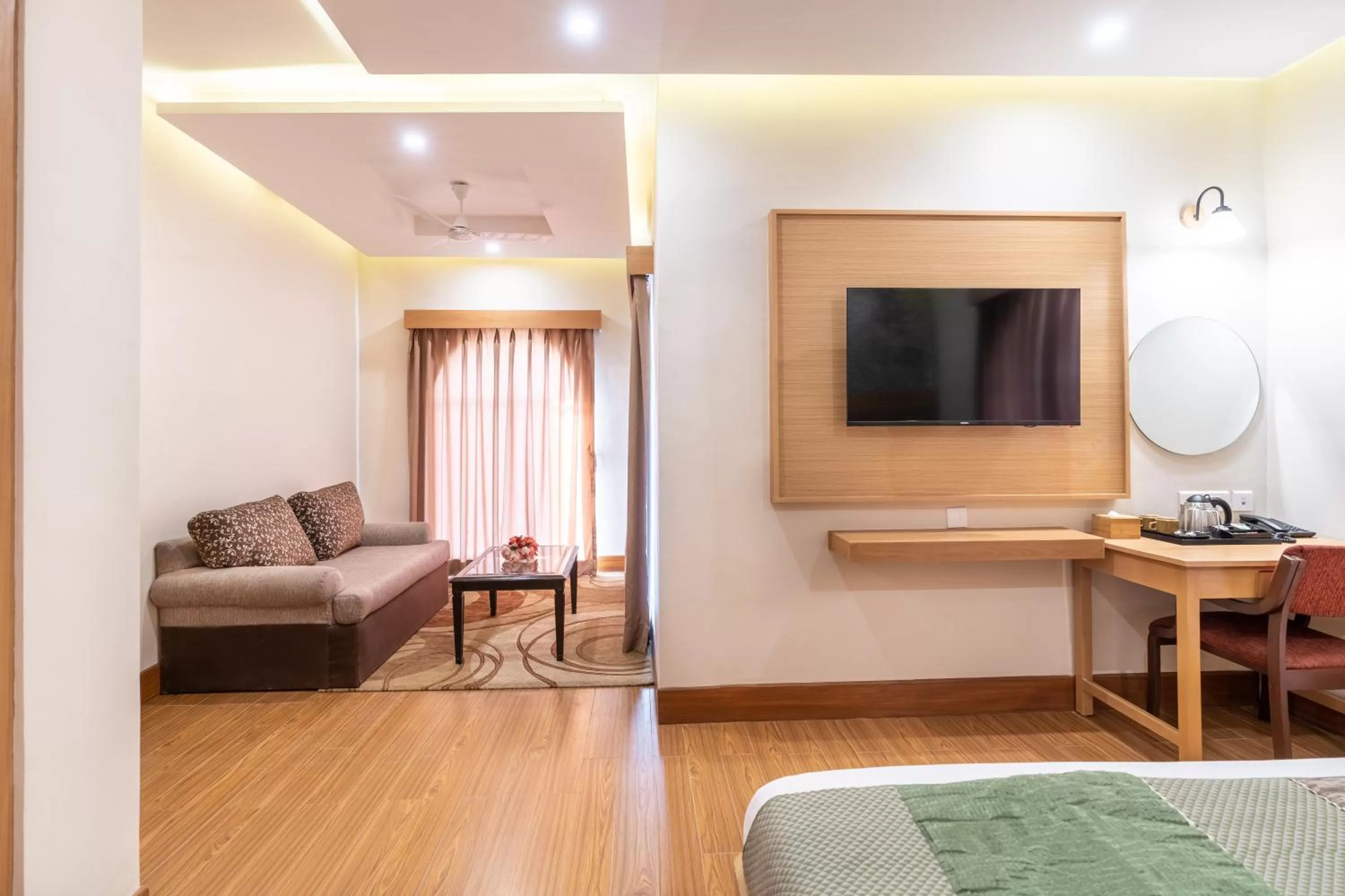 TV and multimedia, Bed in Mithila Yatri Niwas