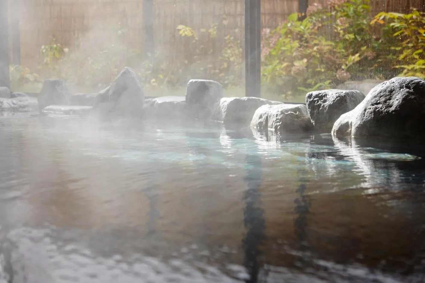 Hot Spring Bath in Kurobe Kanko Hotel