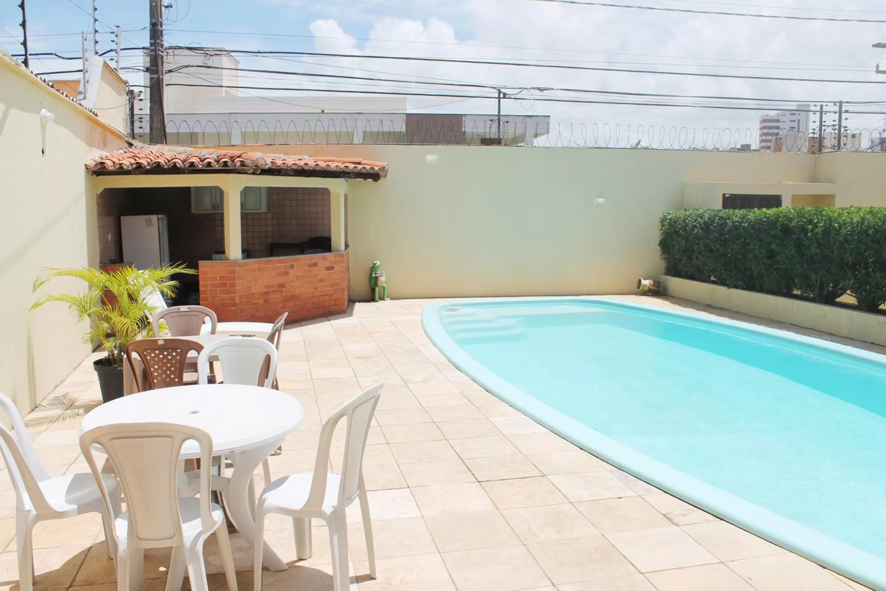 Swimming pool in Hotel Pousada Calhau