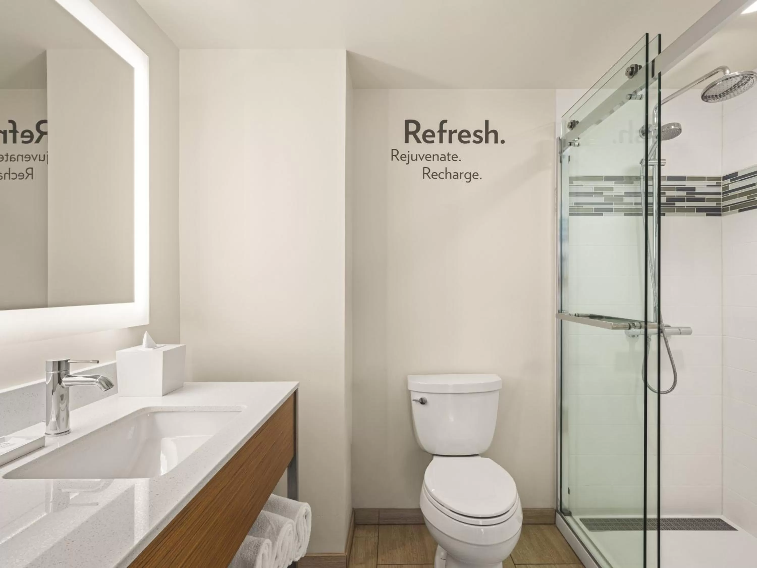 Bathroom in EVEN Hotel Seattle Downtown - Lake Union by IHG