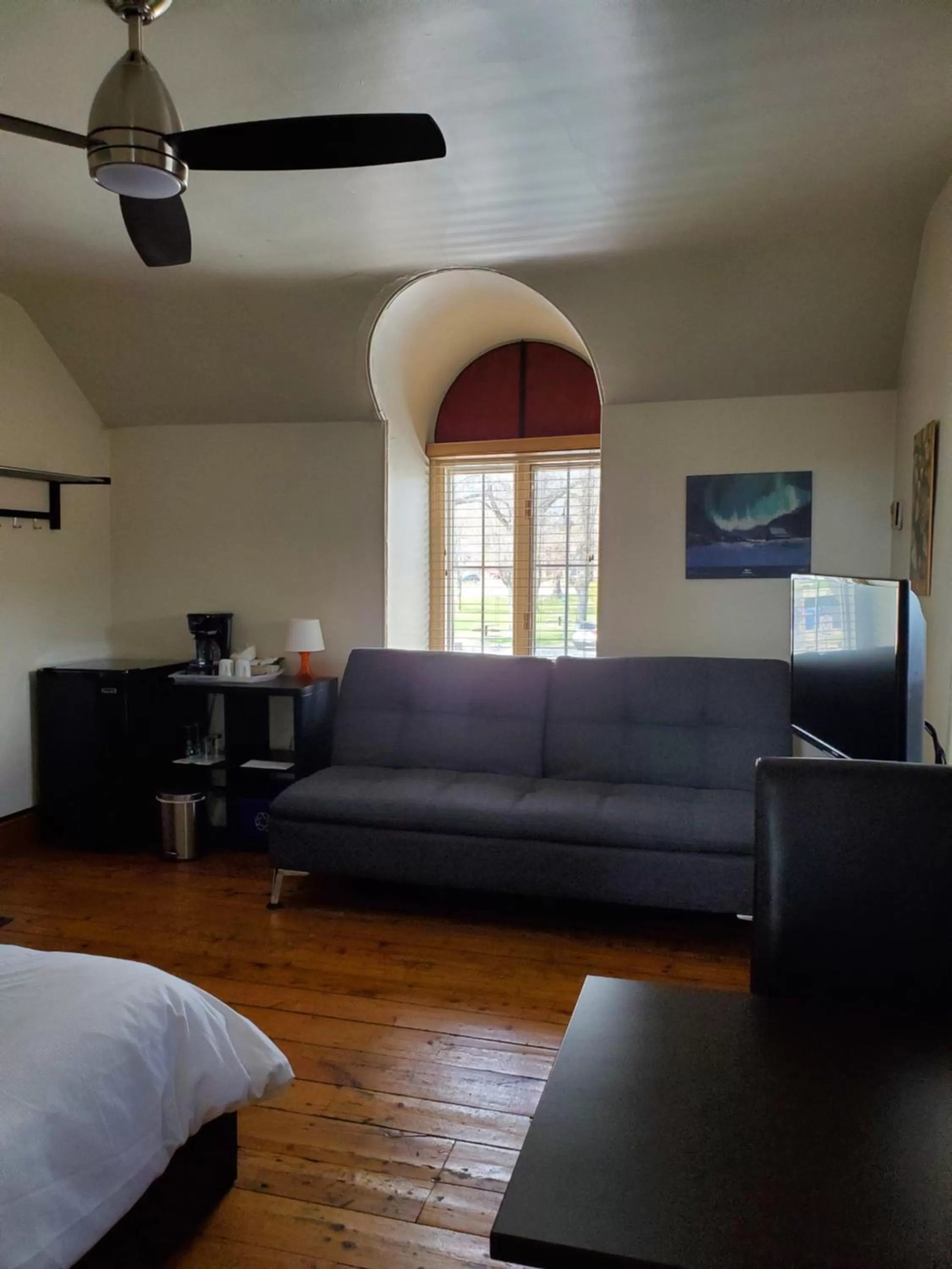 Seating Area in Orange Bistro