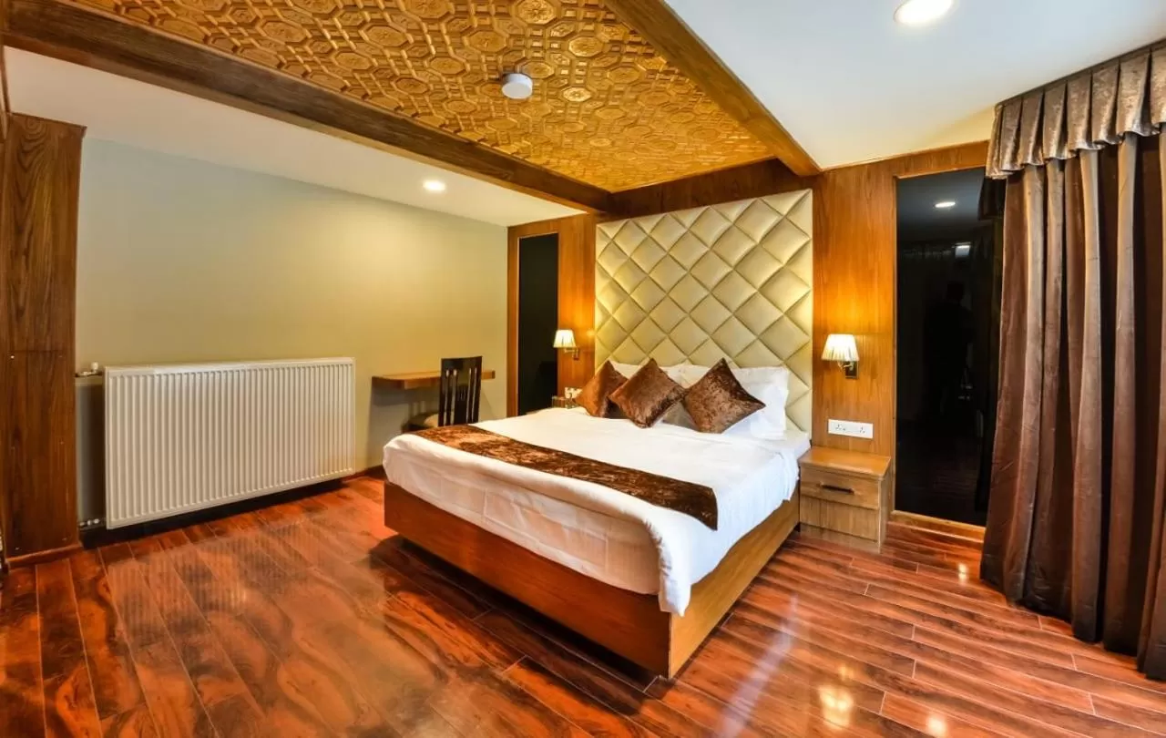 Bed in Royal Hillton Pahalgam