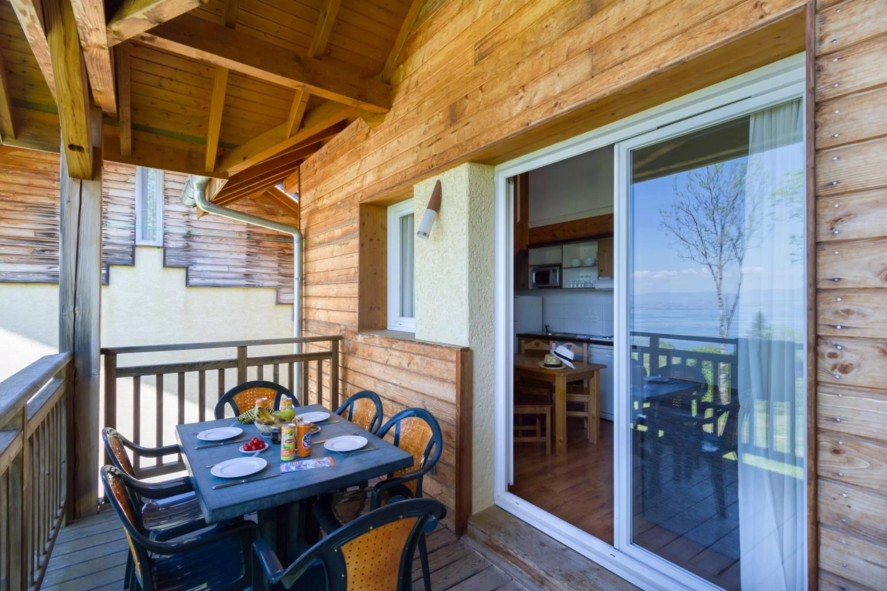 Patio in Garden & City Evian - Lugrin