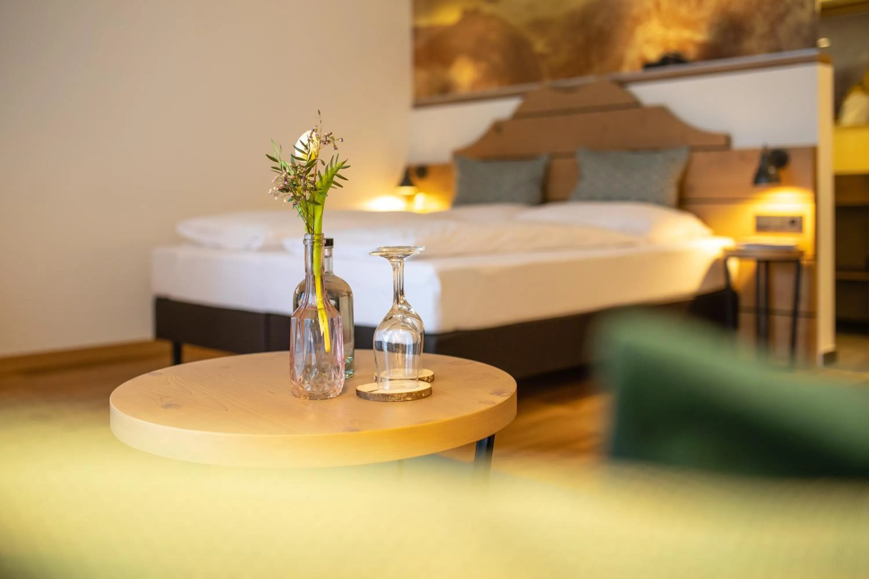 Photo of the whole room, Bed in HELDs Vitalhotel