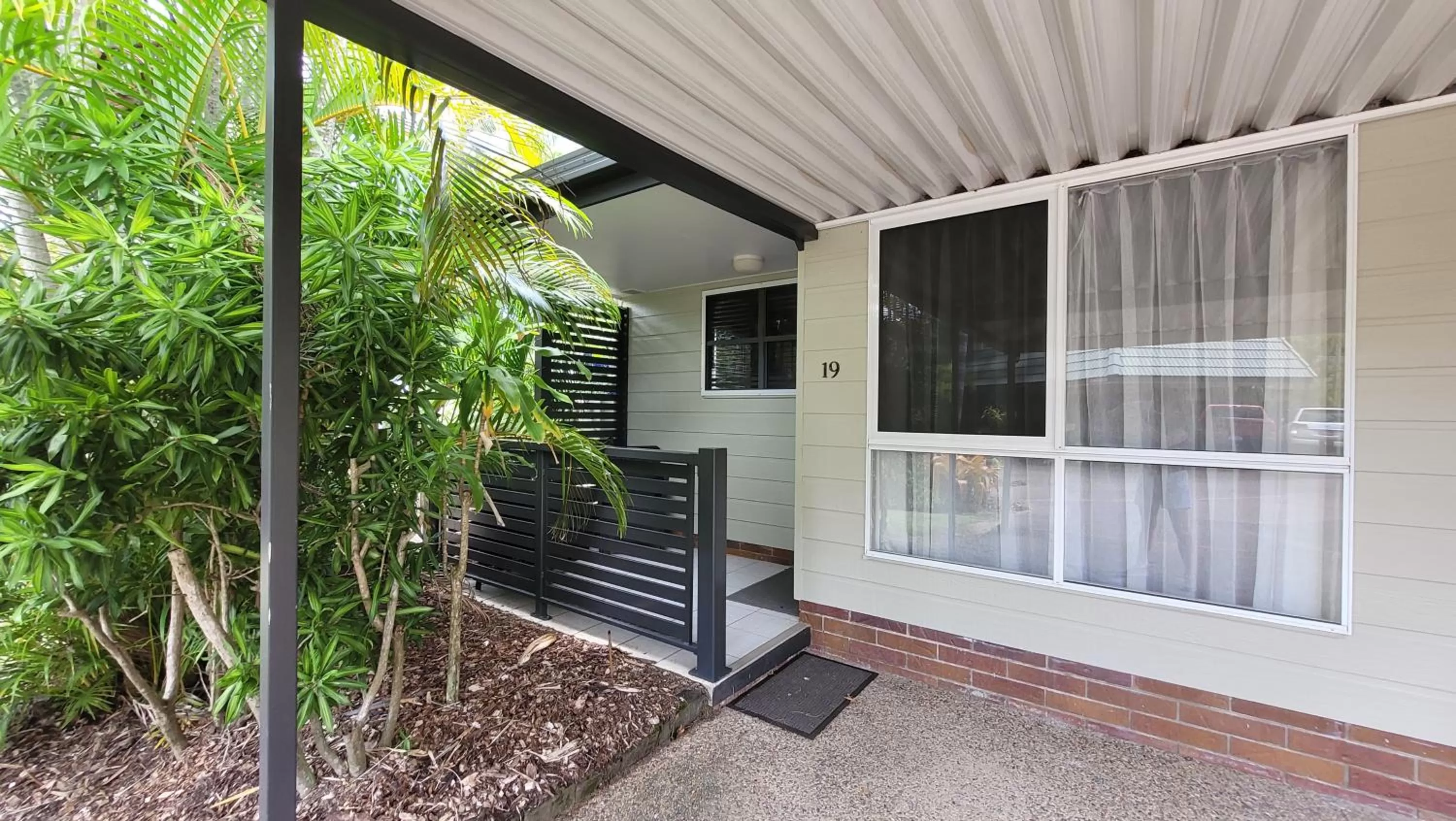 Patio in Comfort Resort Blue Pacific