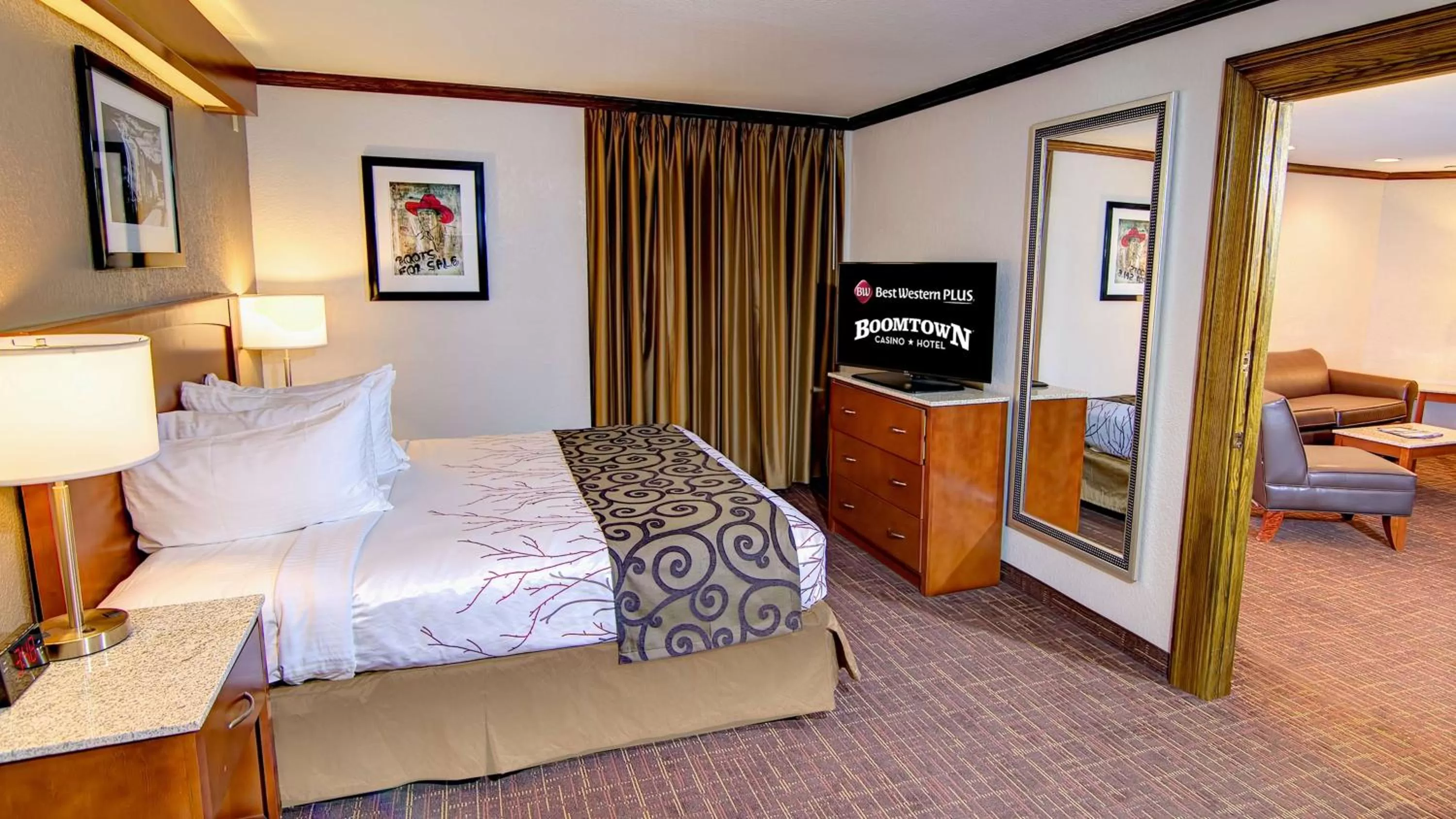 Bedroom, Bed in Best Western Plus Boomtown Casino Hotel