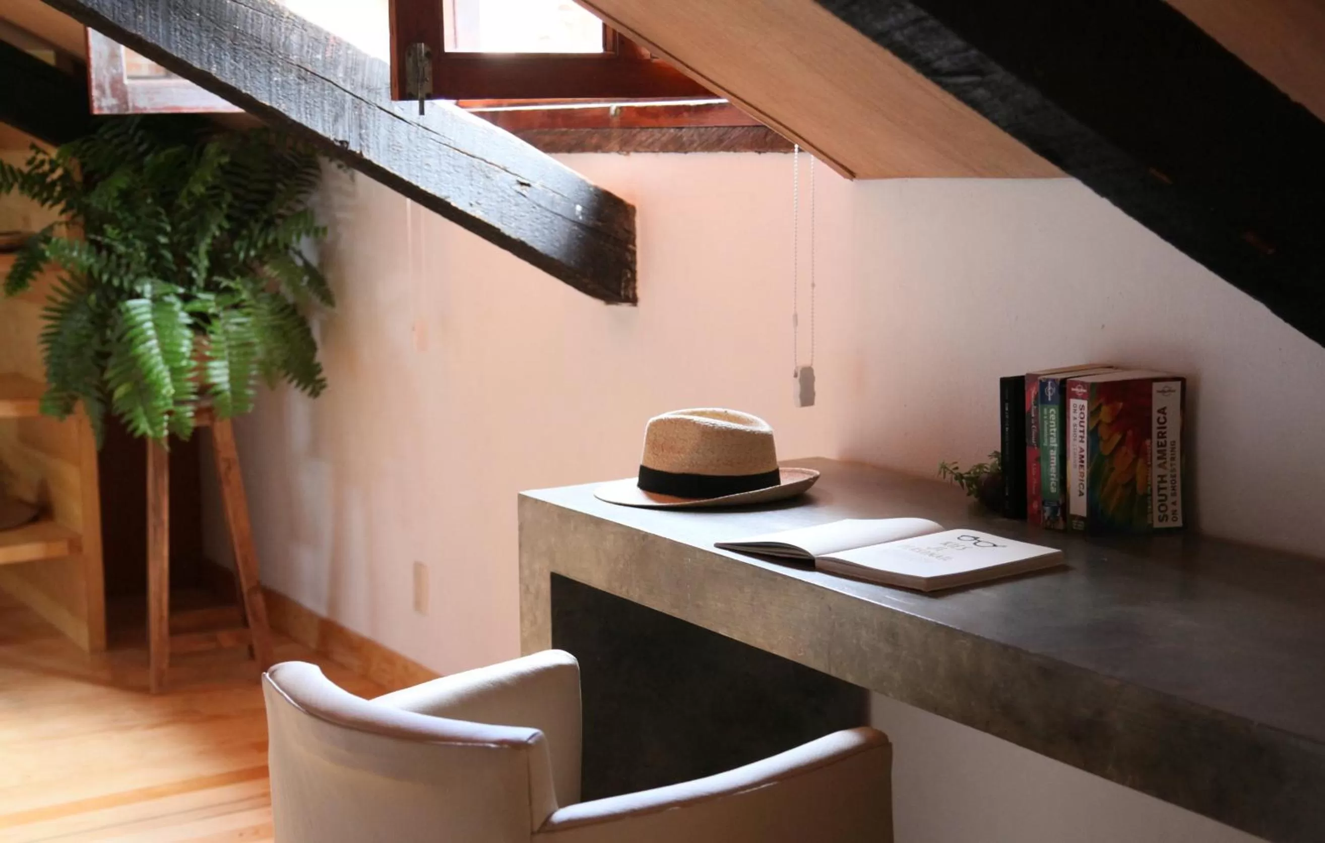 Seating area in Hotel Casa Azabache