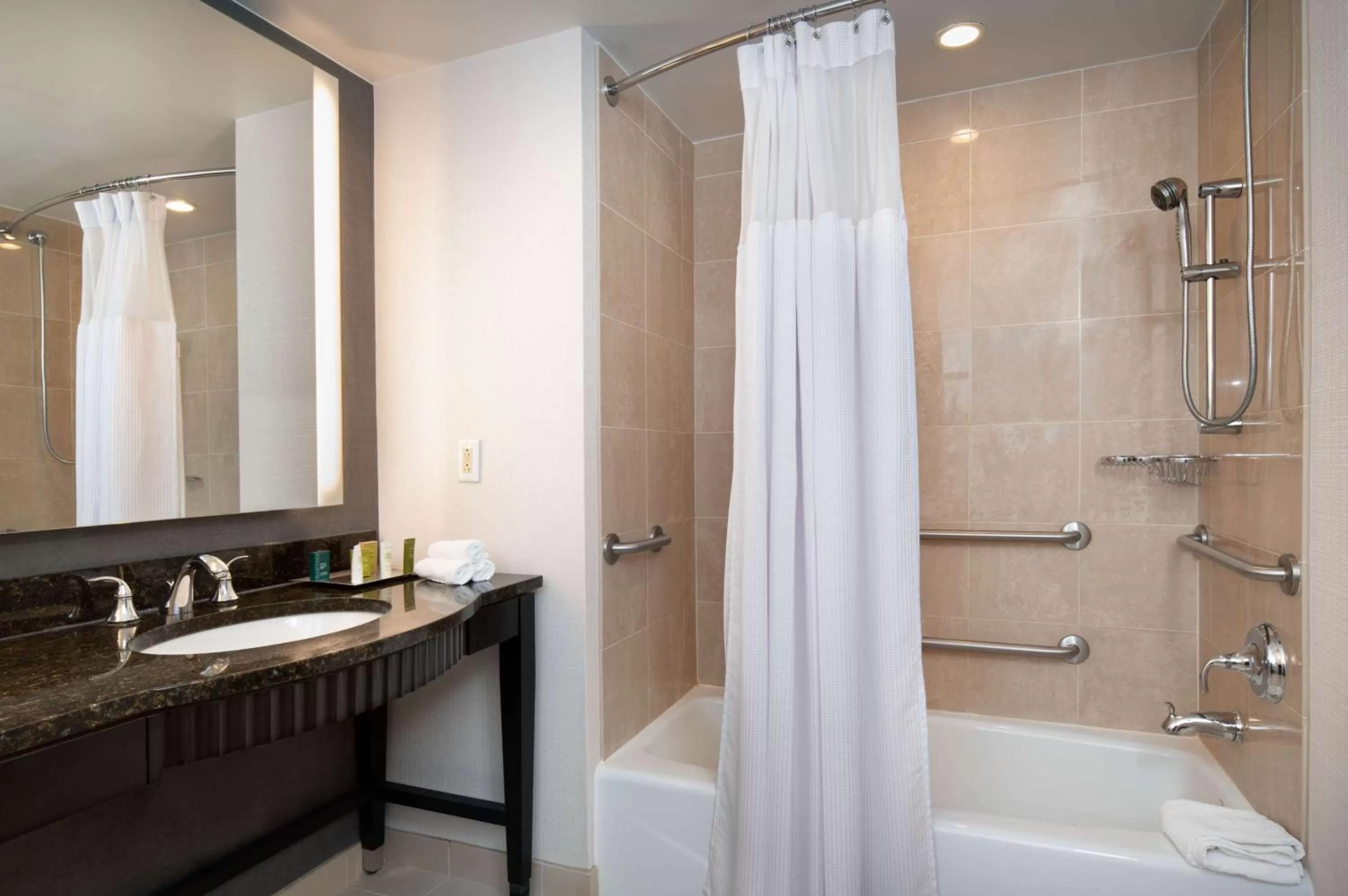 Bathroom in Hilton Baltimore Inner Harbor