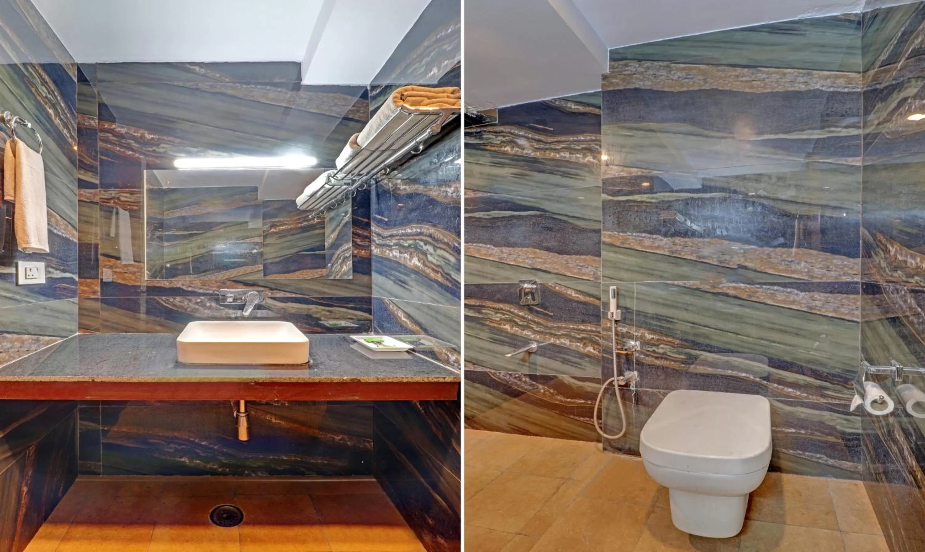 Bathroom in Treebo Tryst Pearl Avenue Ring Road