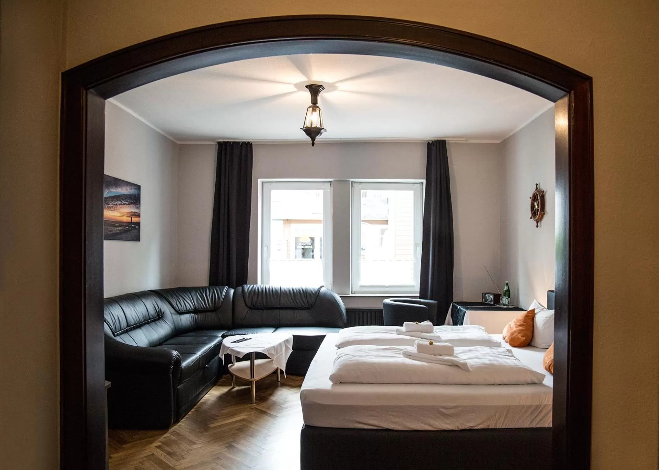 Bed in Hotel Tum Stüürmann