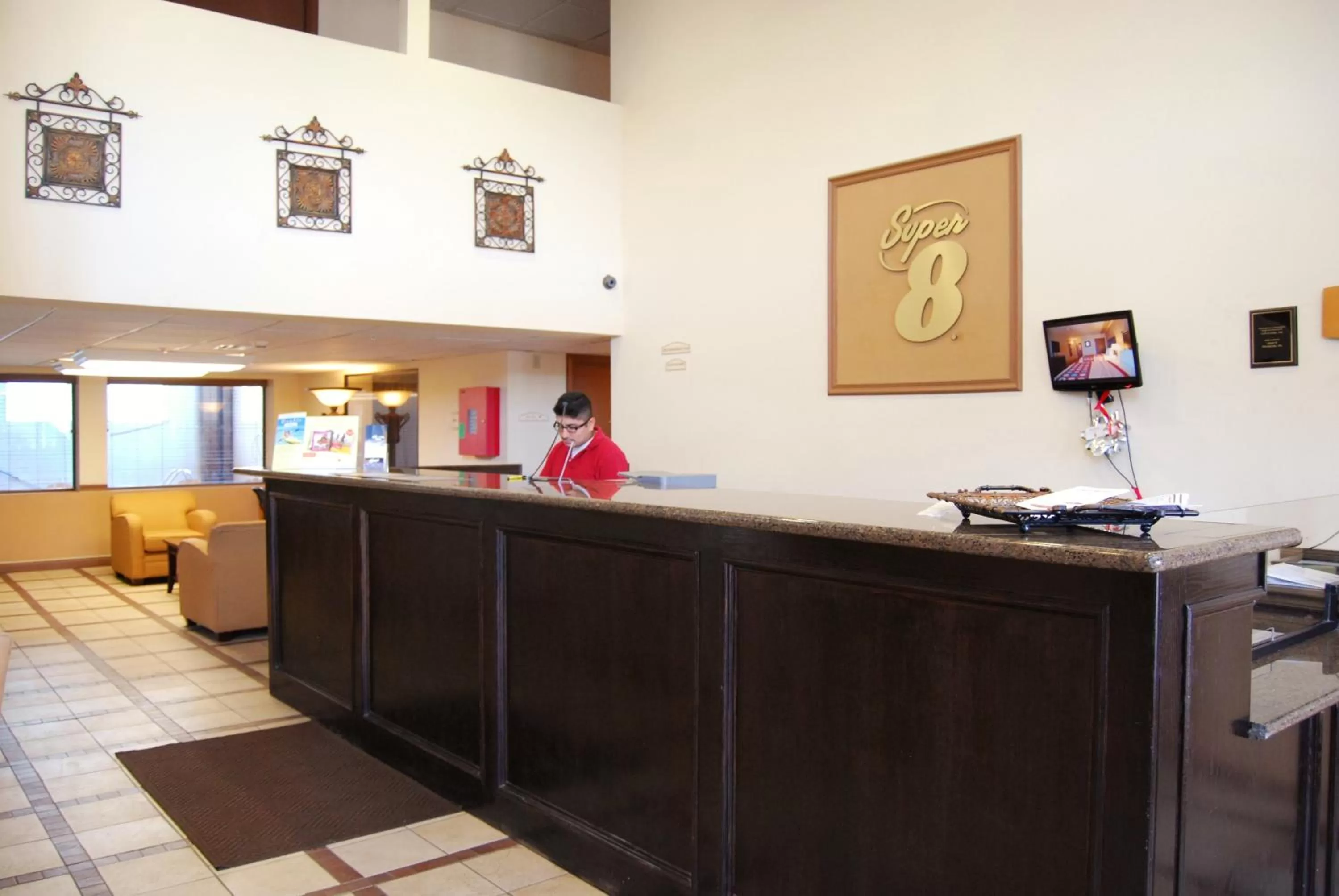 Lobby or reception in Super 8 by Wyndham Oklahoma City