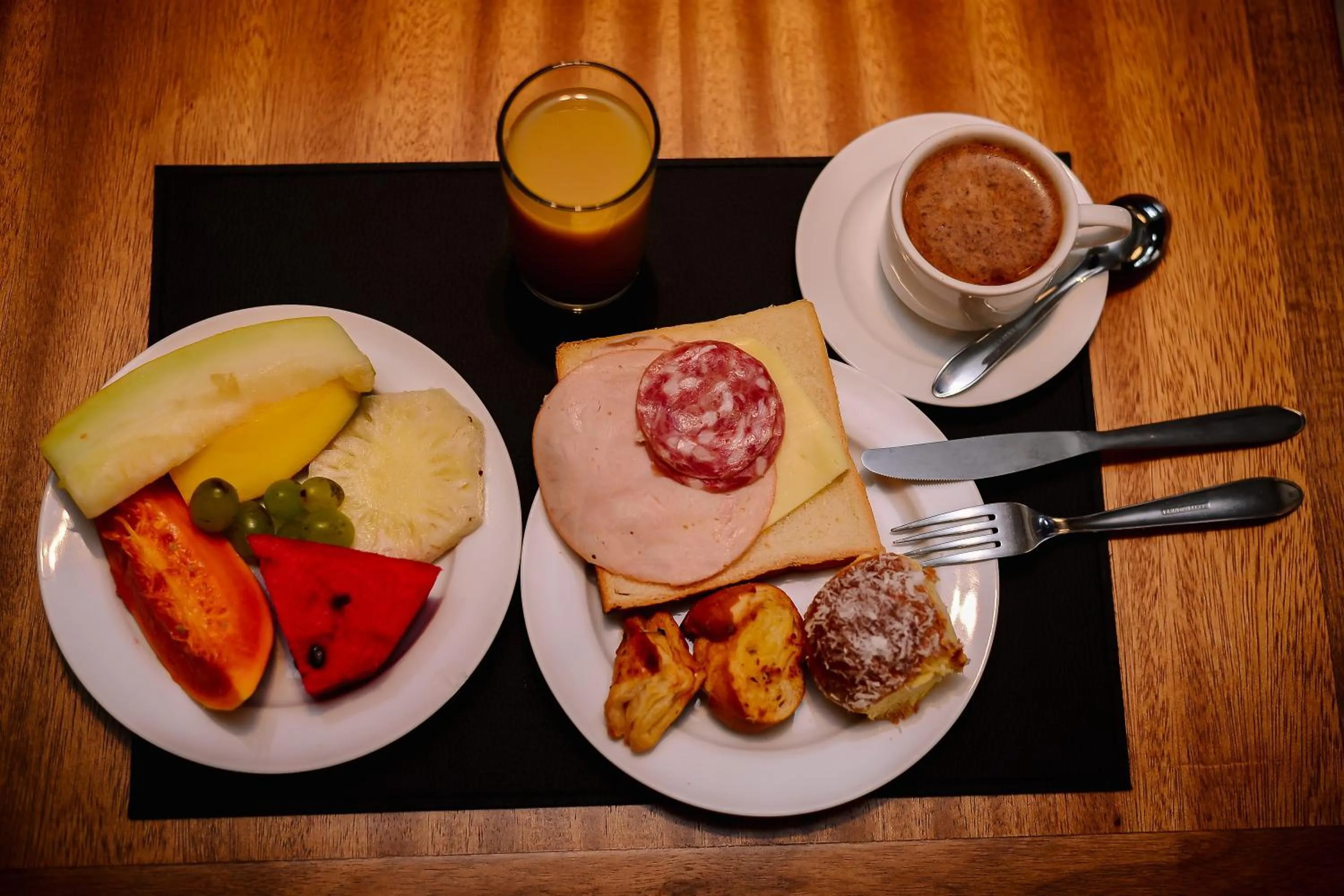 Continental breakfast in Hotel Do Forte
