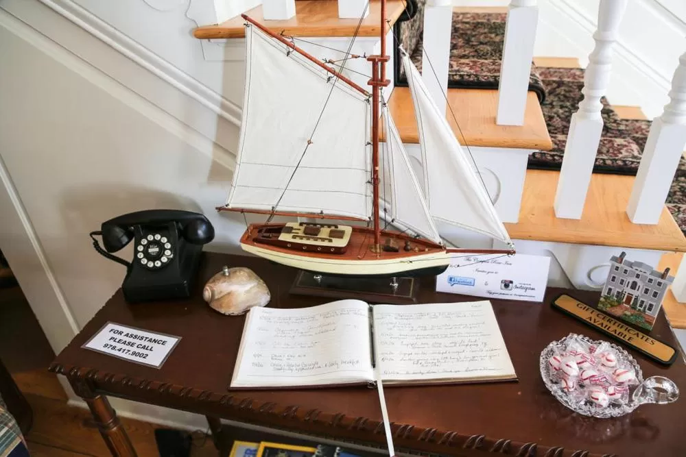 Decorative detail in Compass Rose Inn