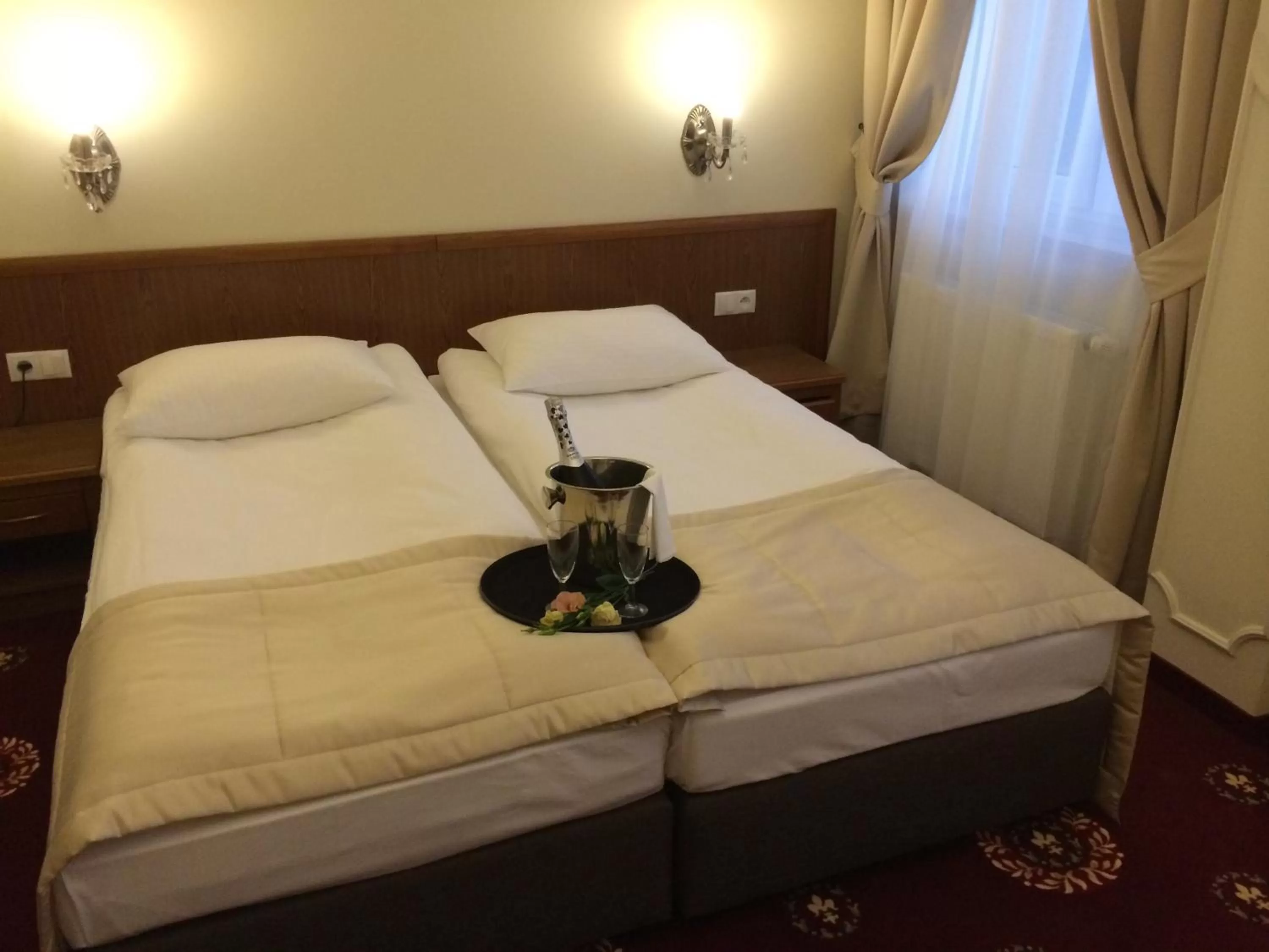 Bed in Hotel President