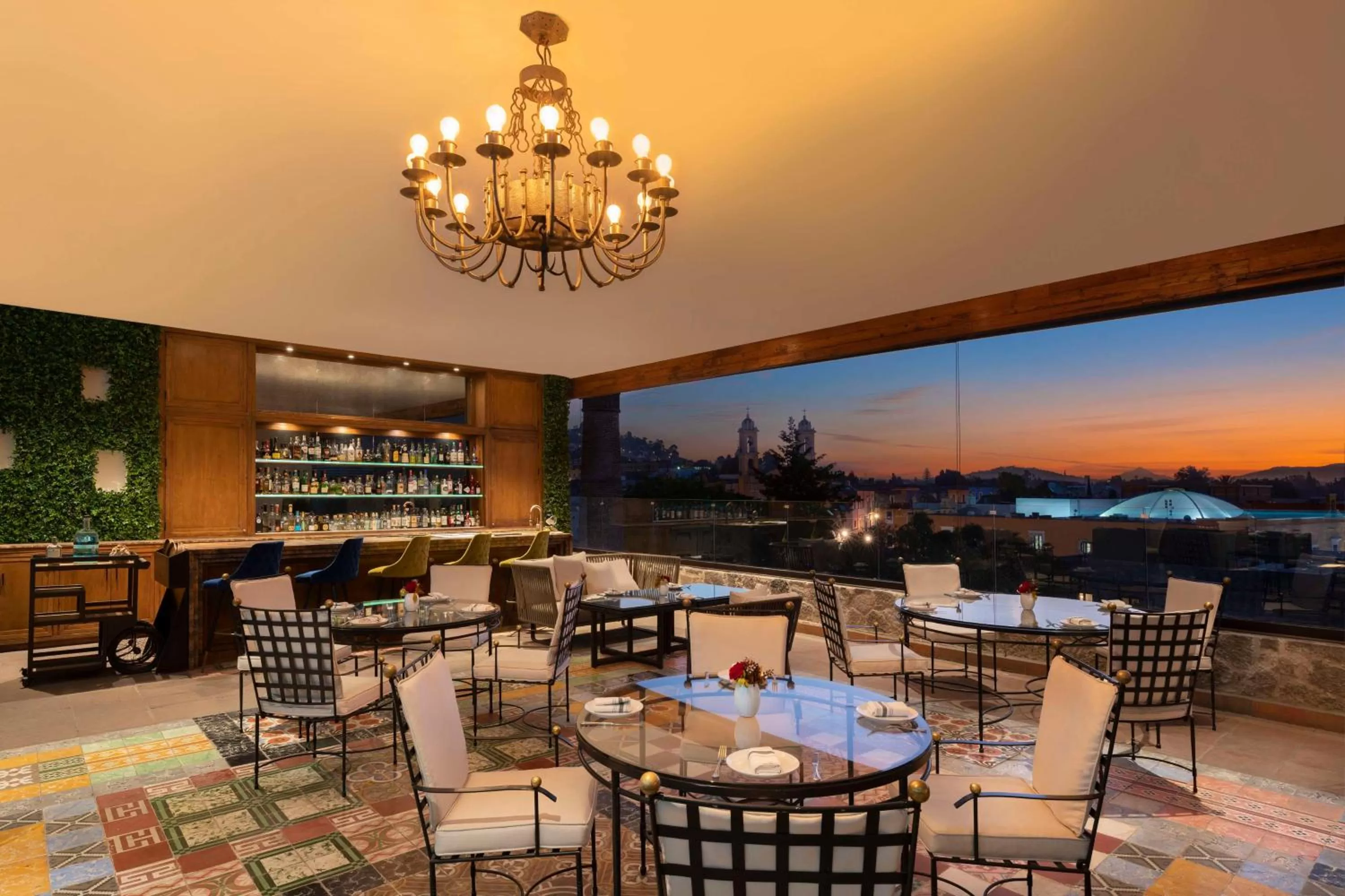 Lounge or bar in Banyan Tree Puebla