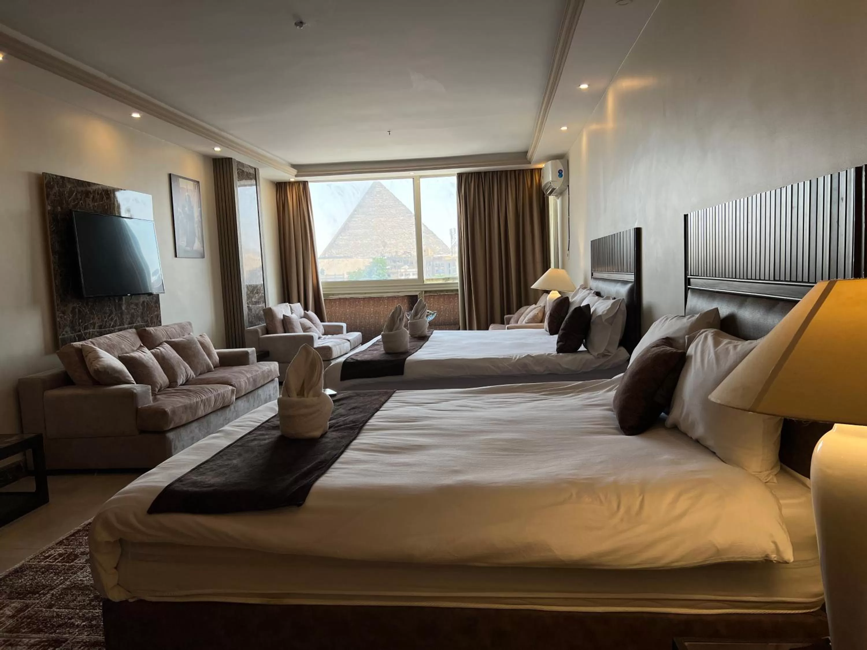 Bed in The Muse Pyramids