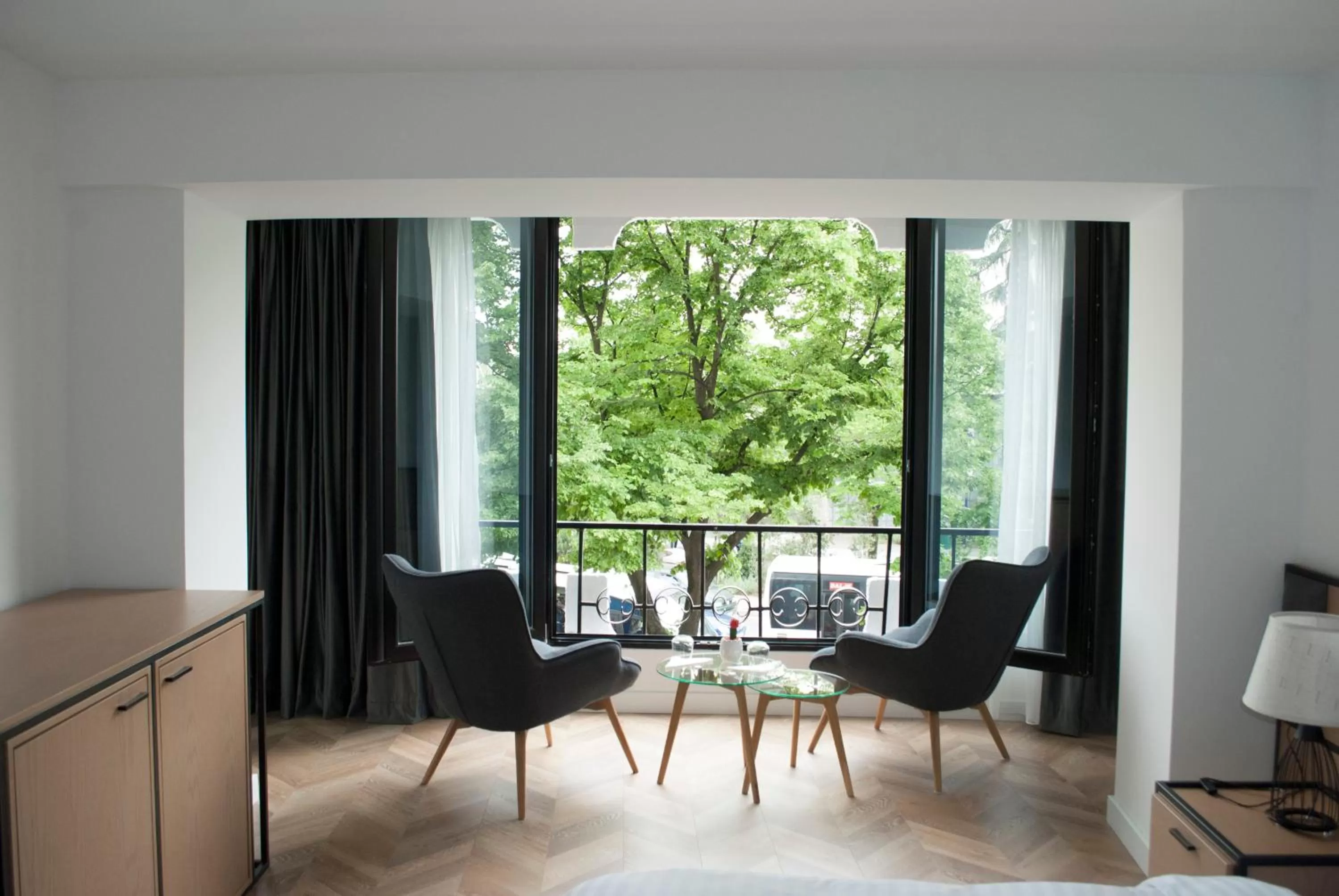 Seating area in Prime Hotel