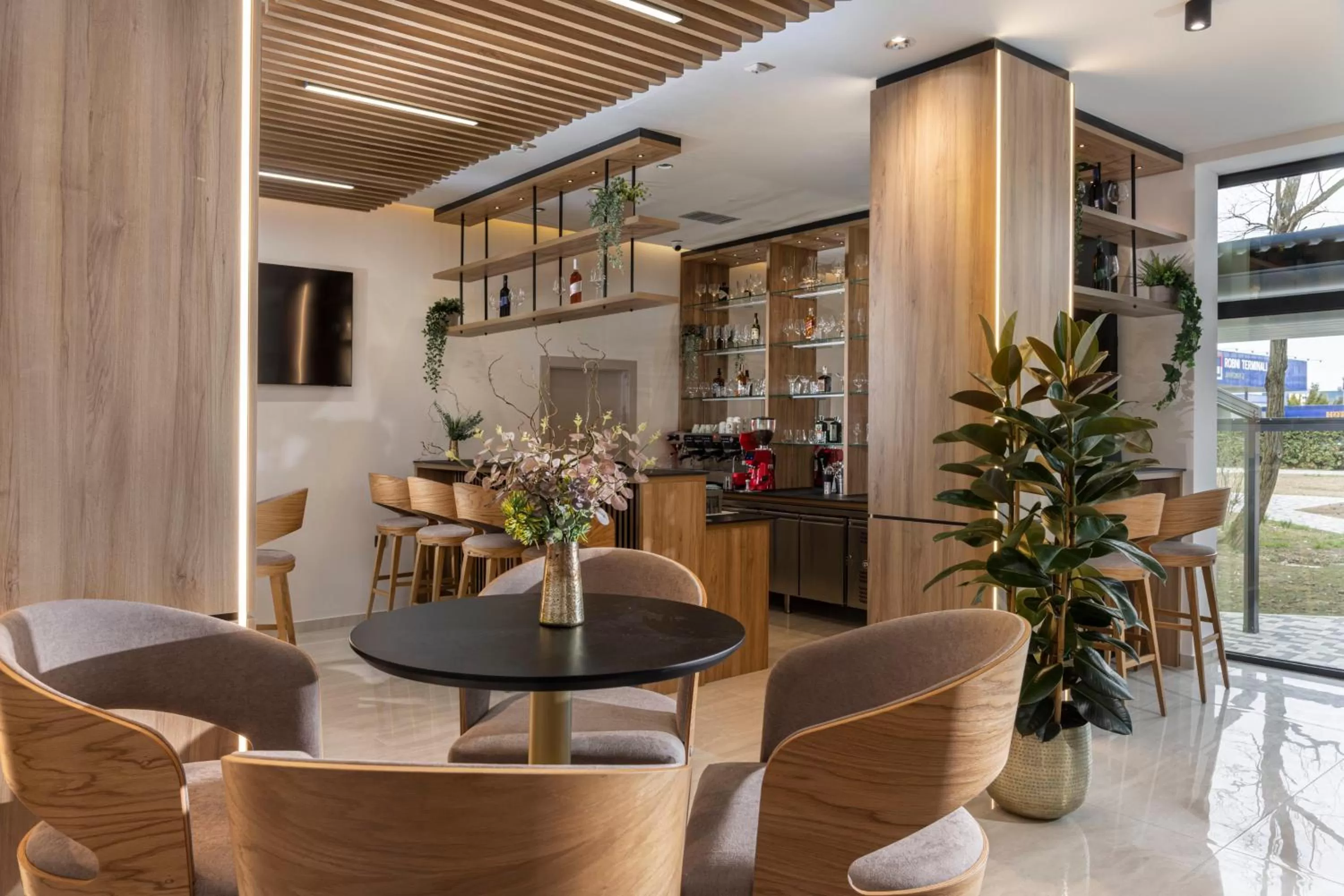 Lounge or bar in Grand Hotel Zagreb