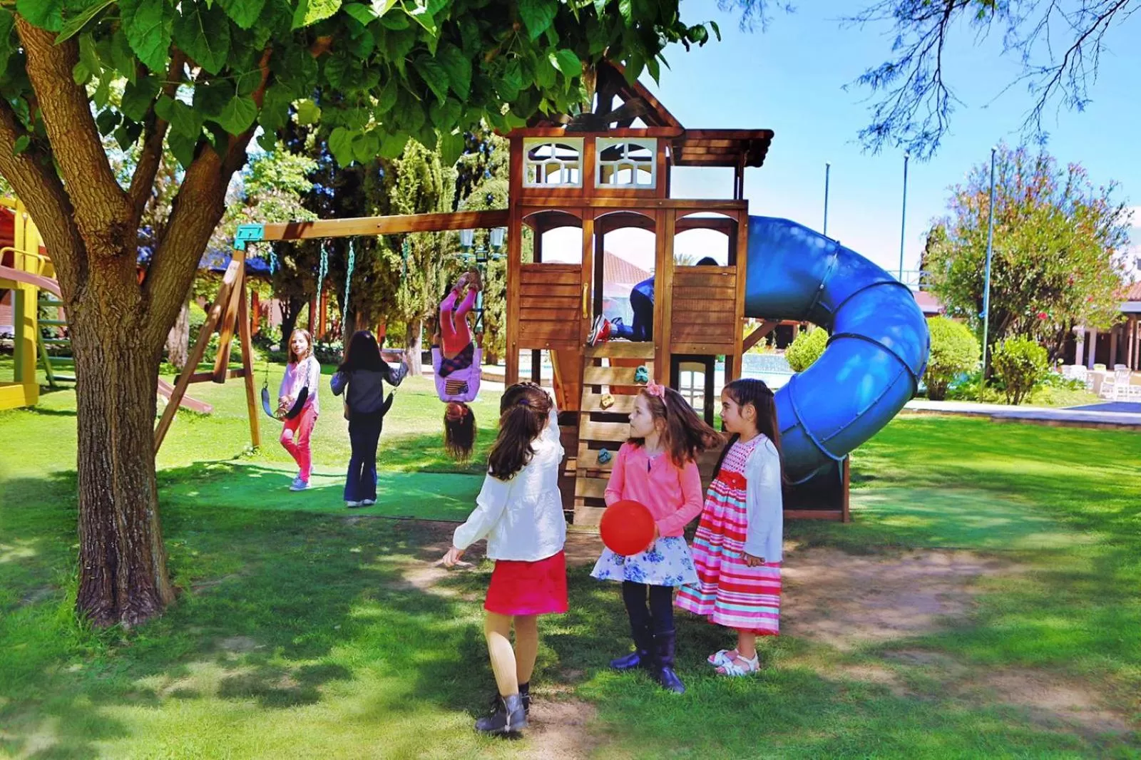 Children play ground in Hotel Los Parrales