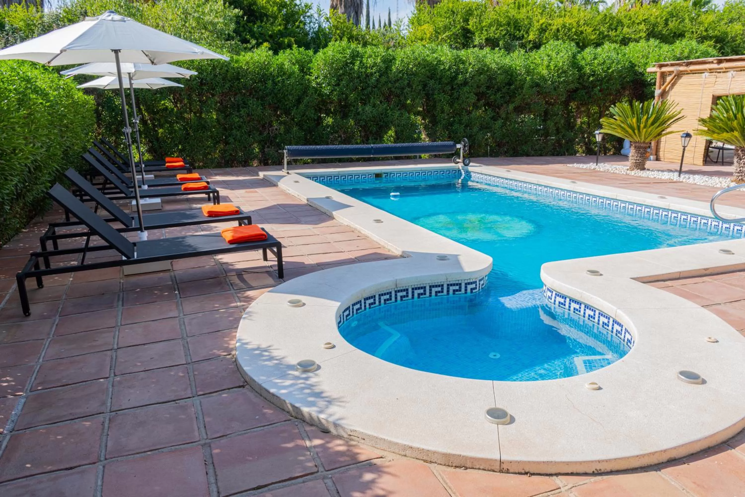 Swimming Pool in B&B Casa de Ámbar