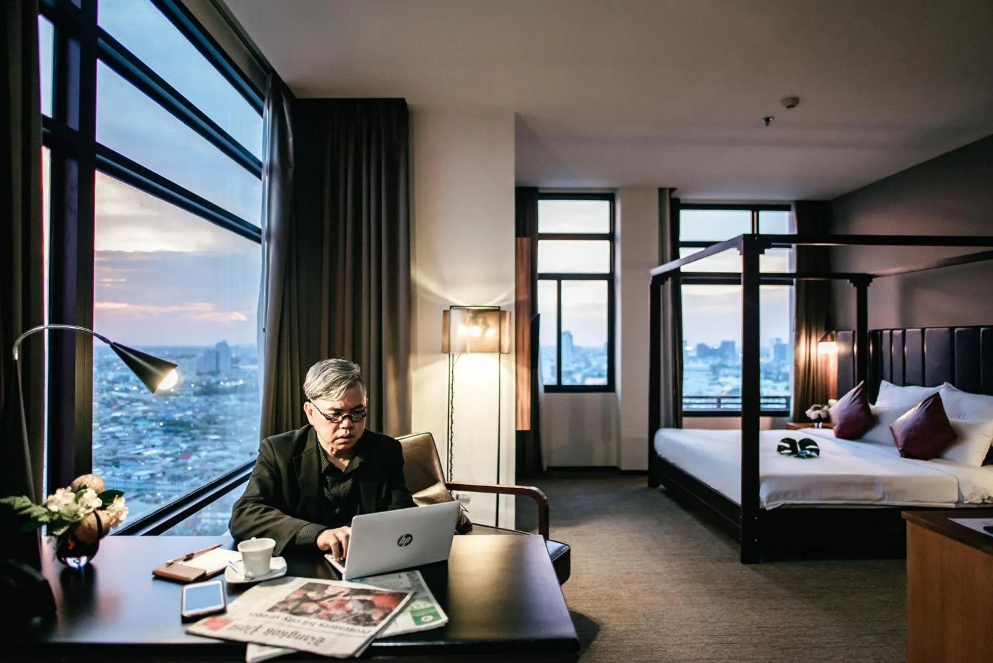 Staff, Bed in Grand Howard Hotel Bangkok