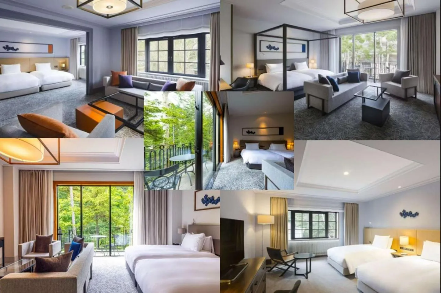 Photo of the whole room, Bed in Kyukaruizawa Kikyo, Curio Collection by Hilton