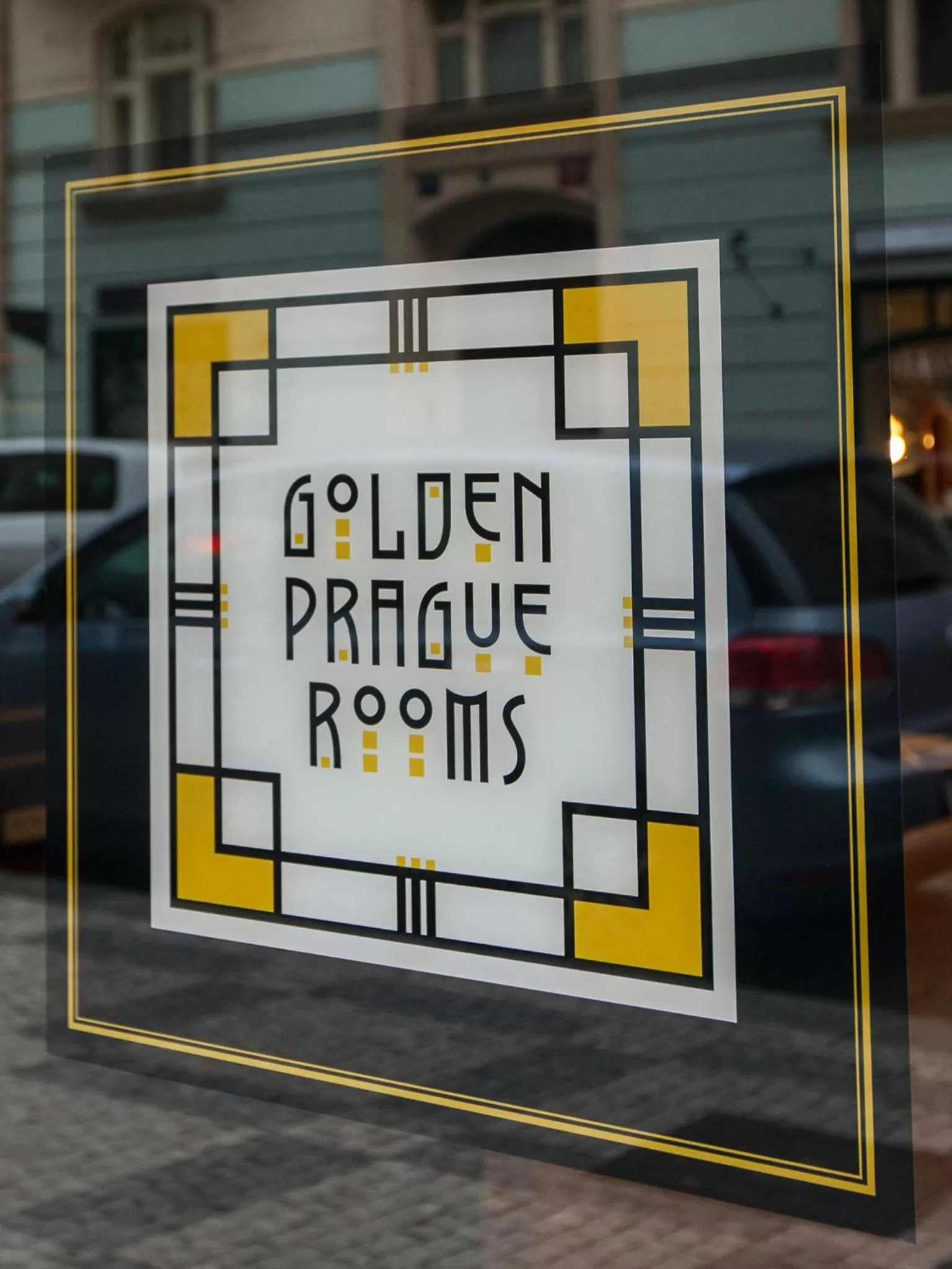Property logo or sign in Golden Prague Rooms
