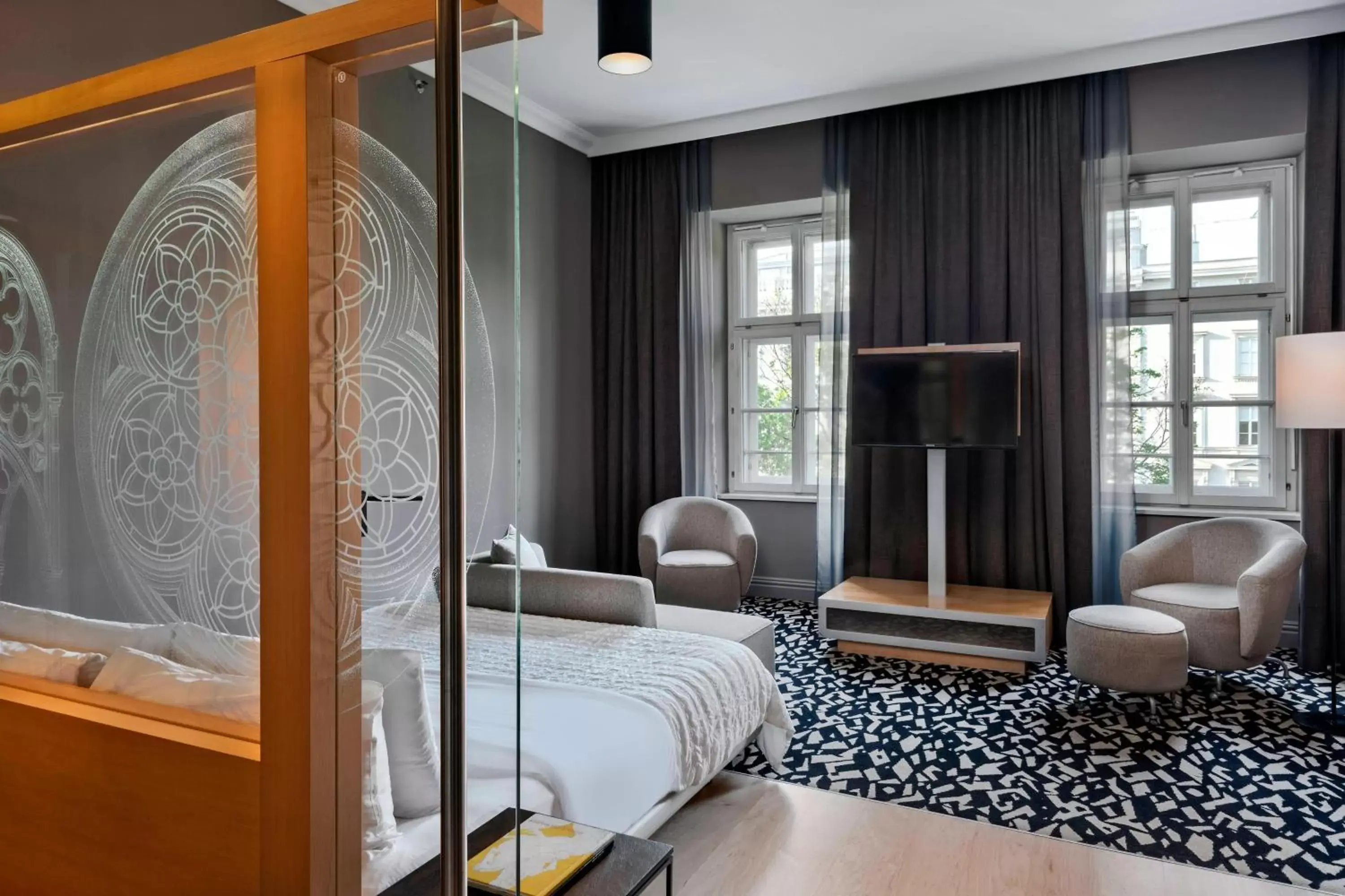 Executive Twin Room with City View in Le Méridien Vienna Executive Twin Room with City View in Le Méridien Vienna