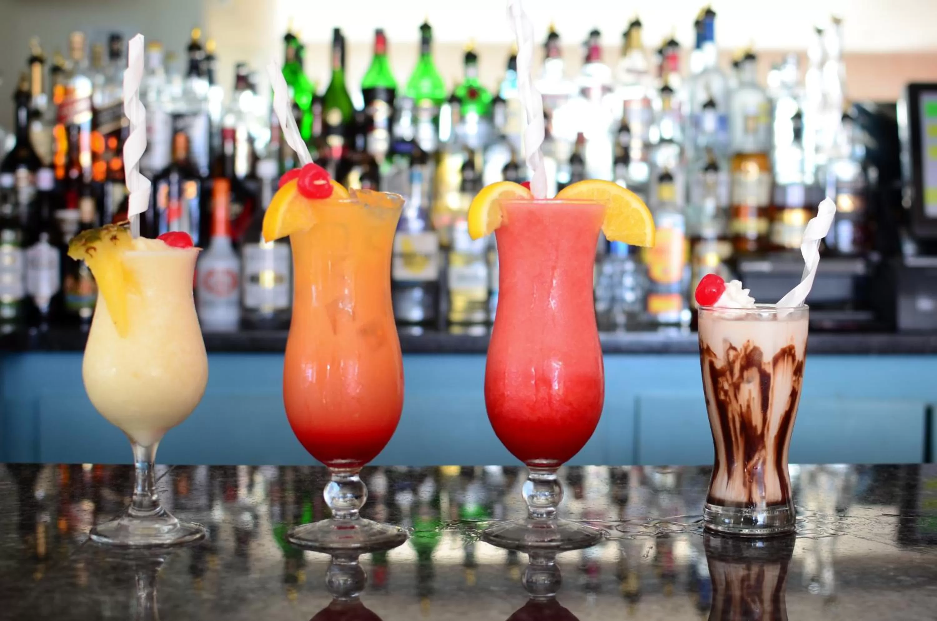 Non alcoholic drinks in Infinity on the Beach