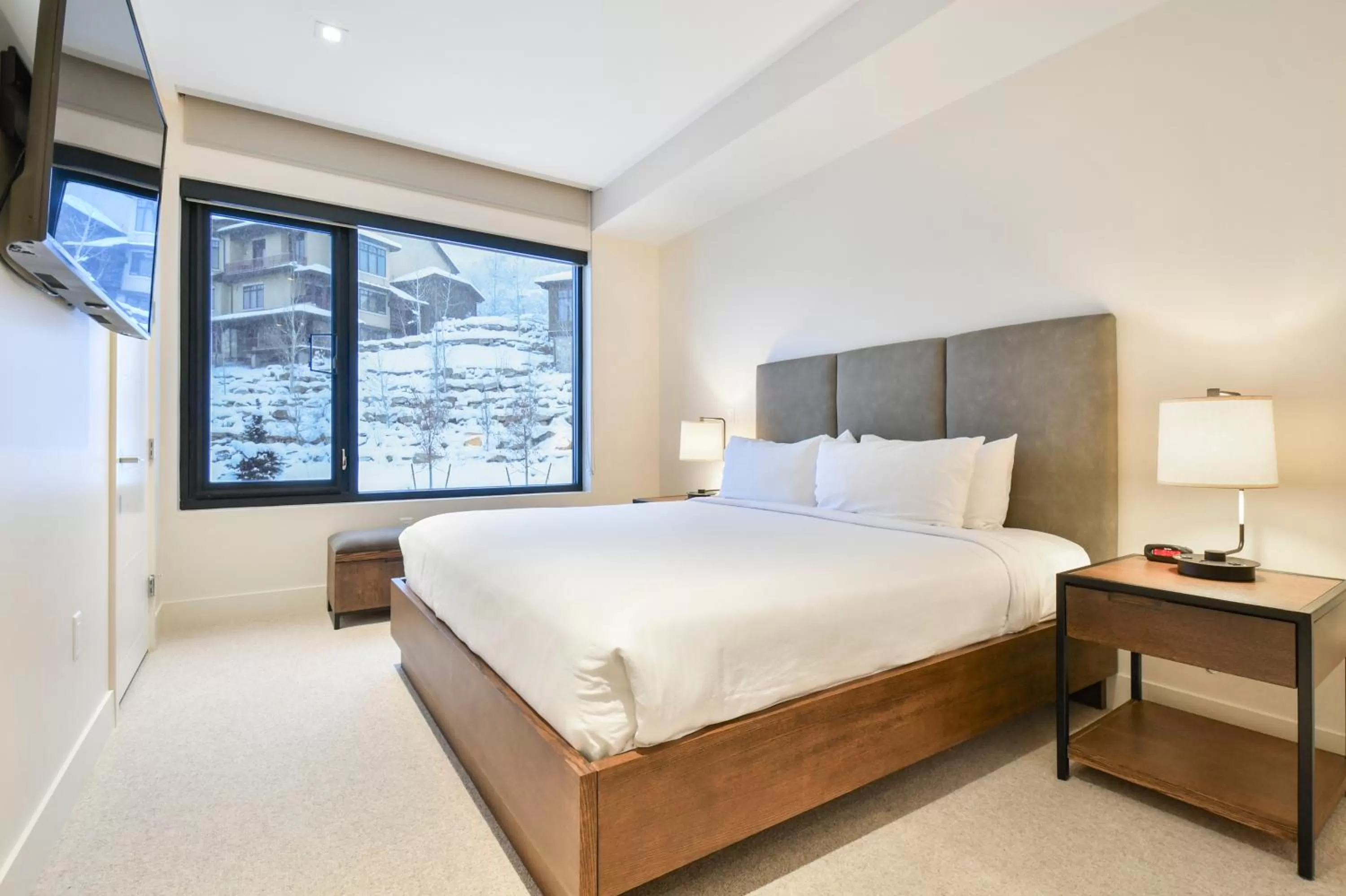 Bed in Lift Park City Condominiums by Vail Resorts