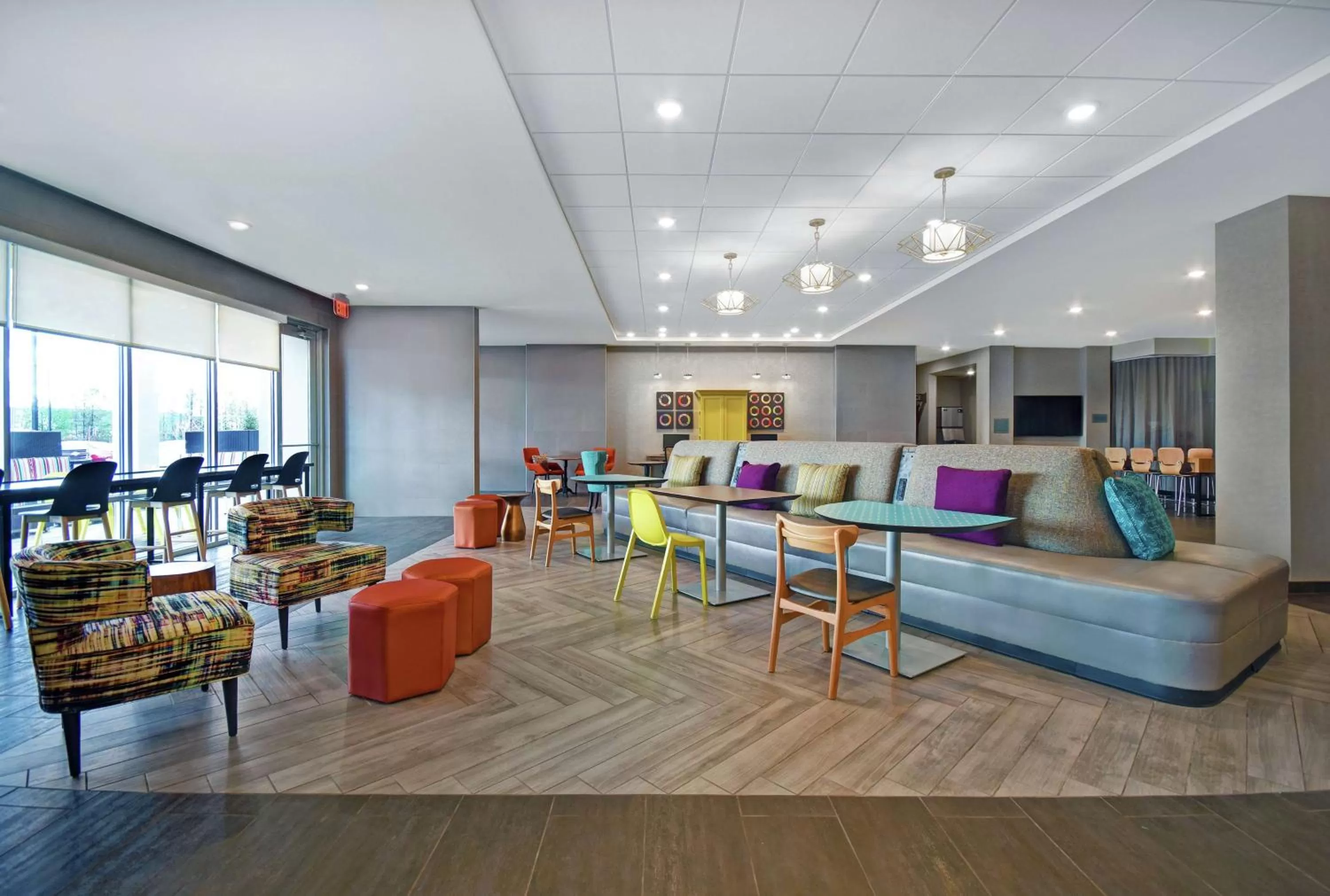 Lobby or reception in Home2 Suites By Hilton Lawrenceville Atlanta Sugarloaf, Ga