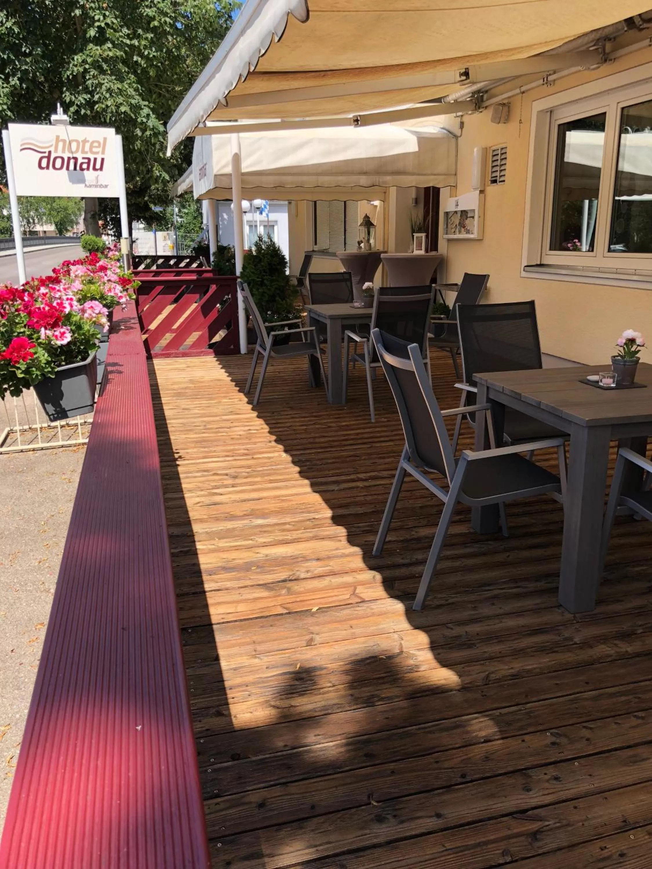 Balcony/Terrace in Hotel Donau